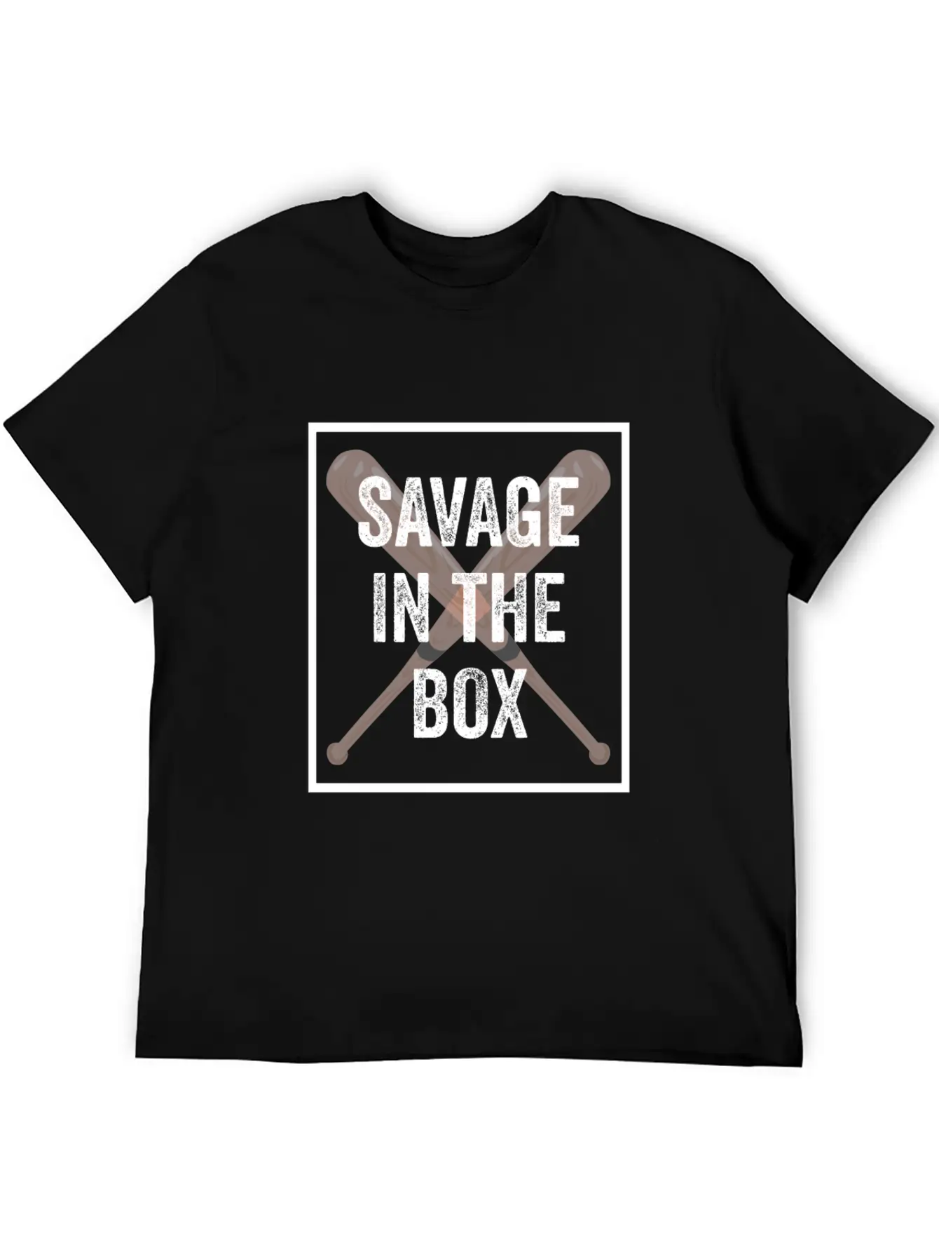New York Baseball In The Box Baseball And Bat Unisex Short Sleeve Soft Cotton T-Shirt – Casual Everyday Wear