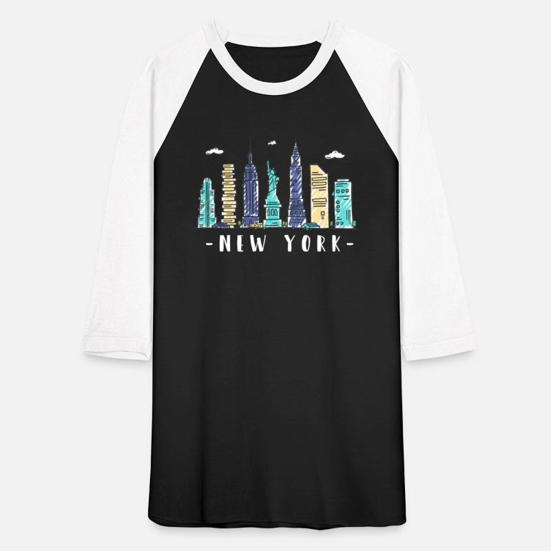 New York City Nyc yline Ny Watercolor