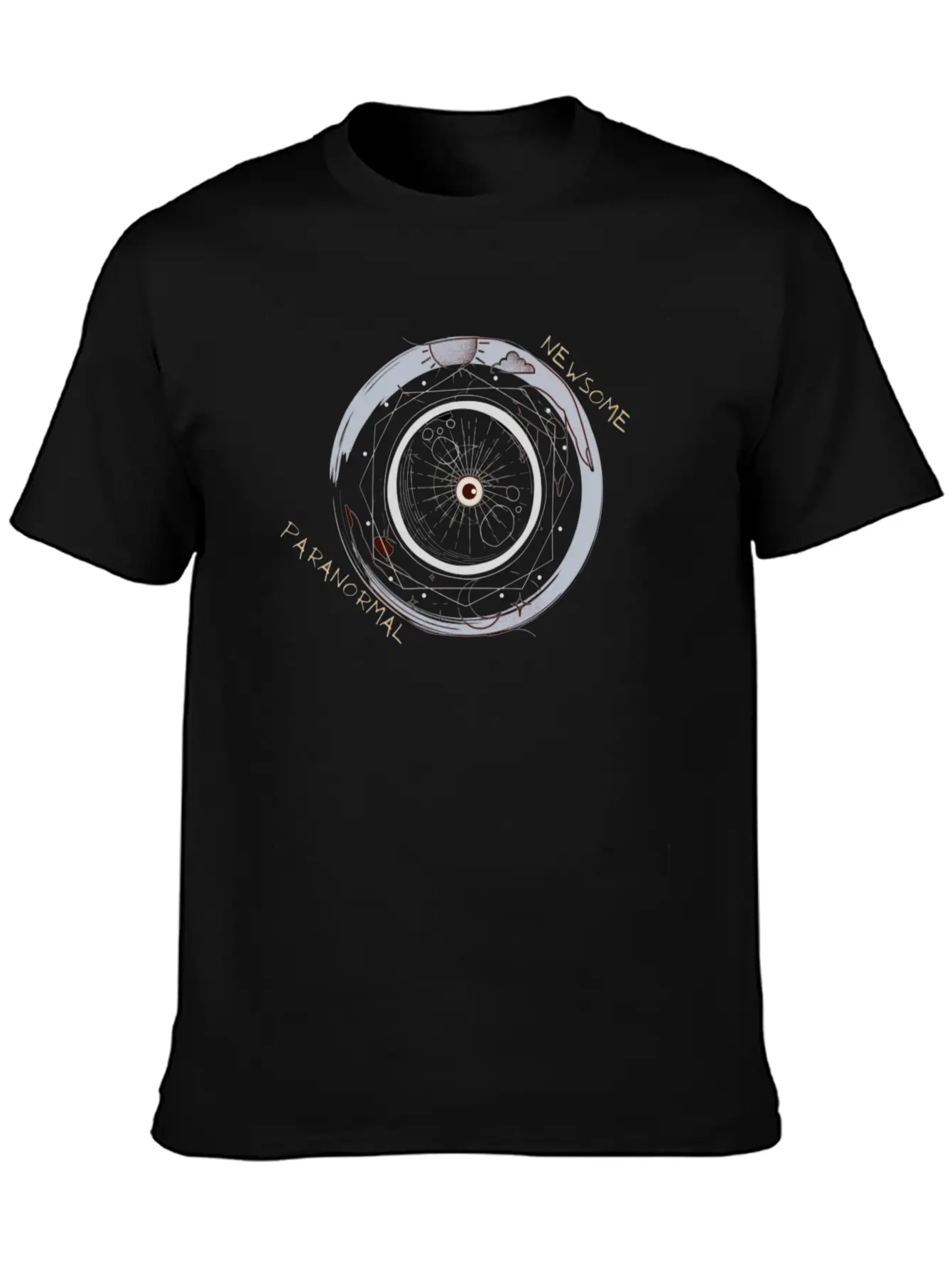Newsome Paranormal Spirit Unisex Casual T-Shirt – Clean Design For Daily Comfort