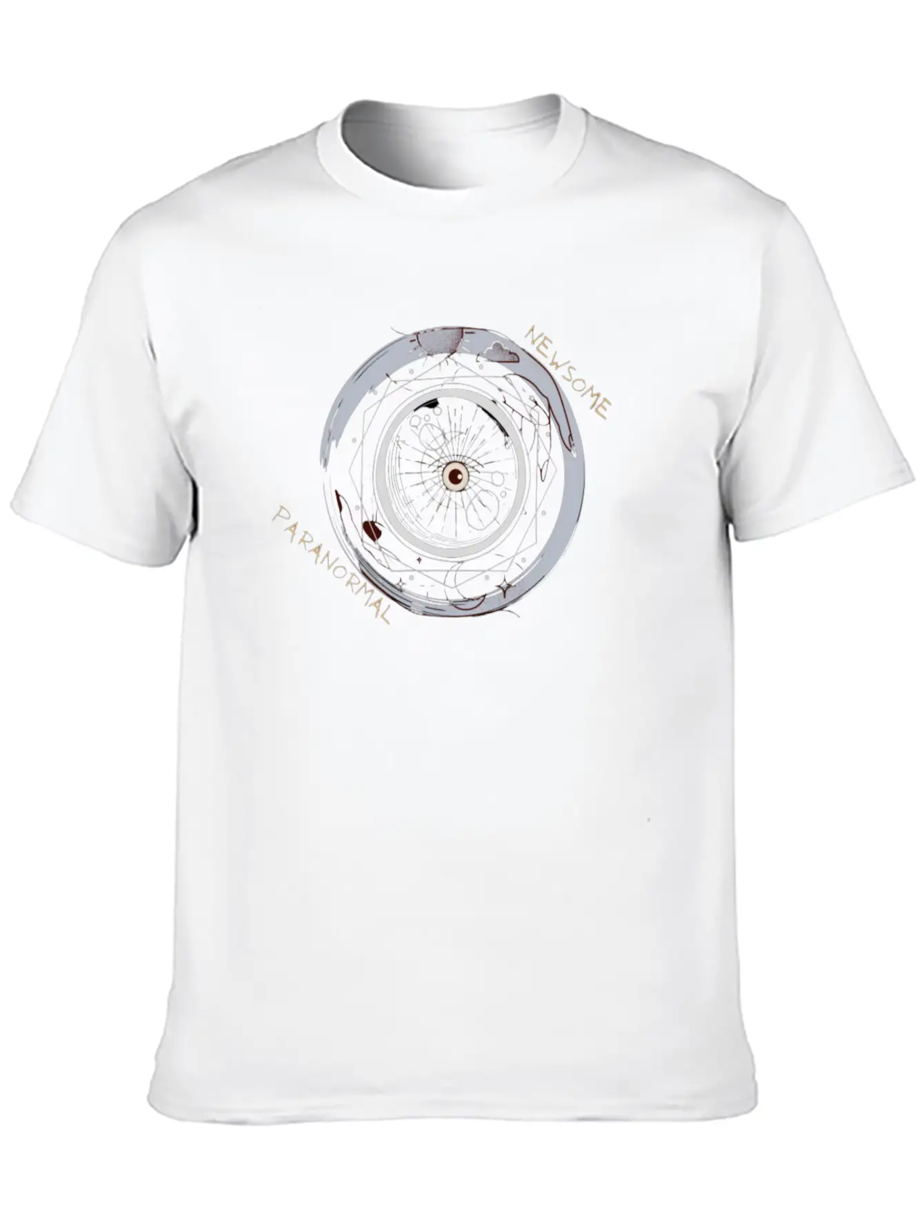 Newsome Paranormal Spirit Unisex Casual T-Shirt – Clean Design For Daily Comfort