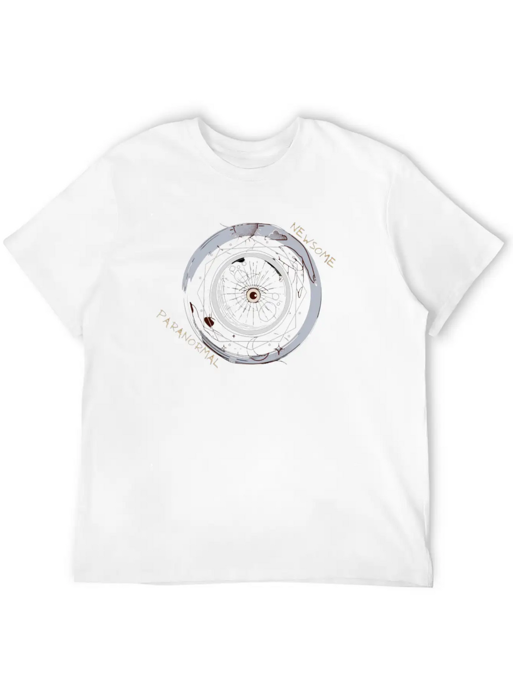 Newsome Paranormal Spirit Unisex Casual T-Shirt – Clean Design For Daily Comfort