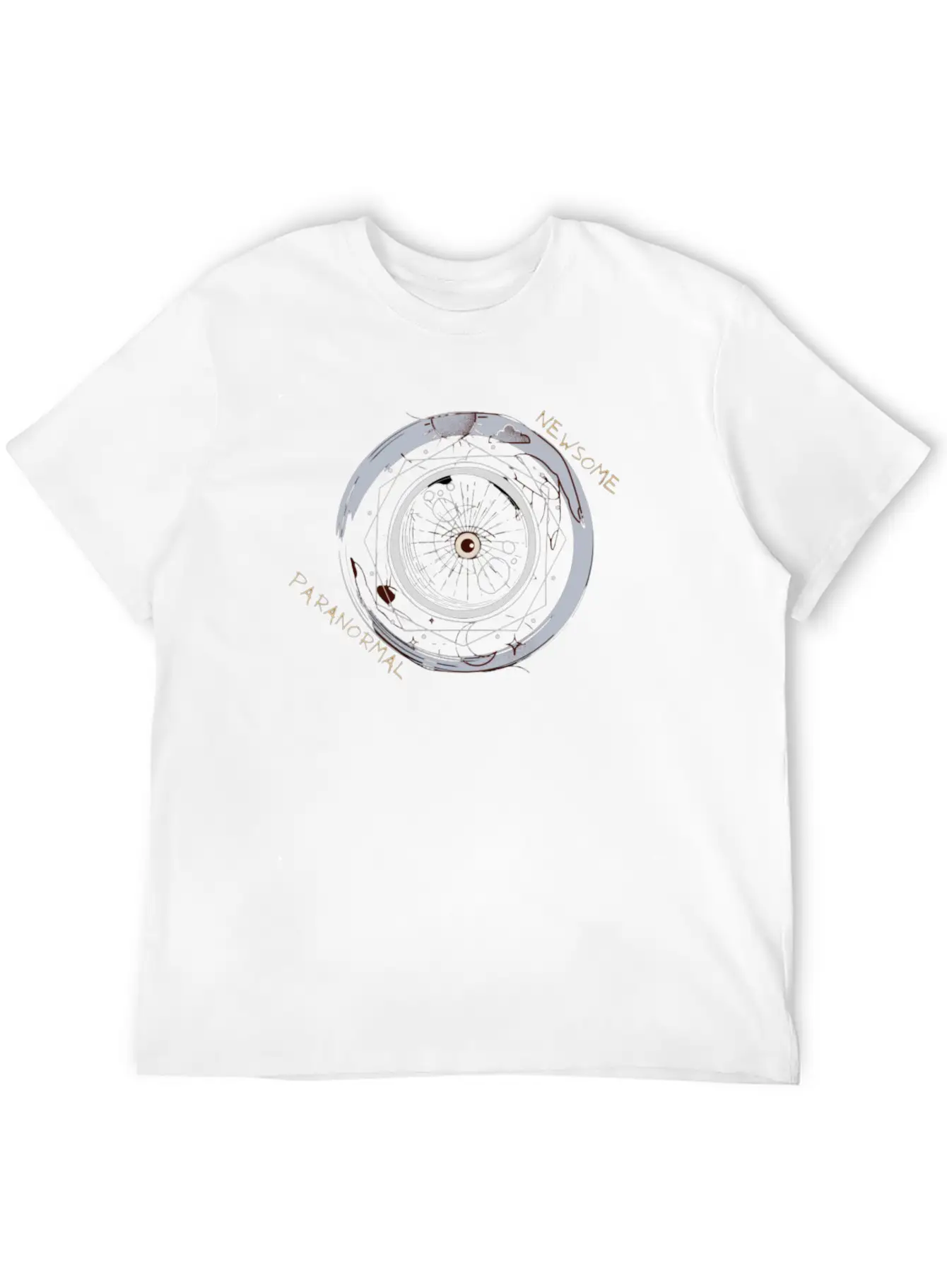 Newsome Paranormal Spirit Unisex Casual T-Shirt – Clean Design For Daily Comfort