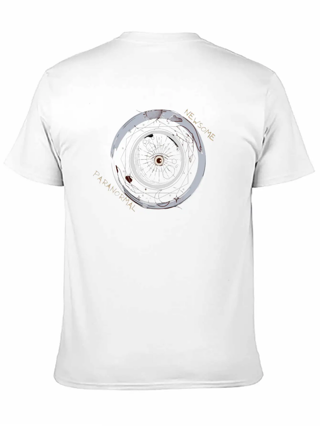 Newsome Paranormal Spirit Unisex Casual T-Shirt – Clean Design For Daily Comfort