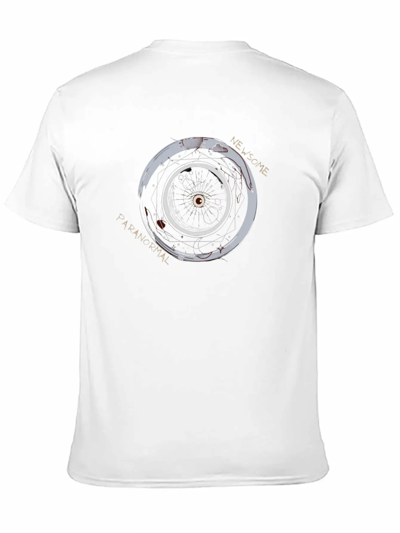 Newsome Paranormal Spirit Unisex Casual T-Shirt – Clean Design For Daily Comfort