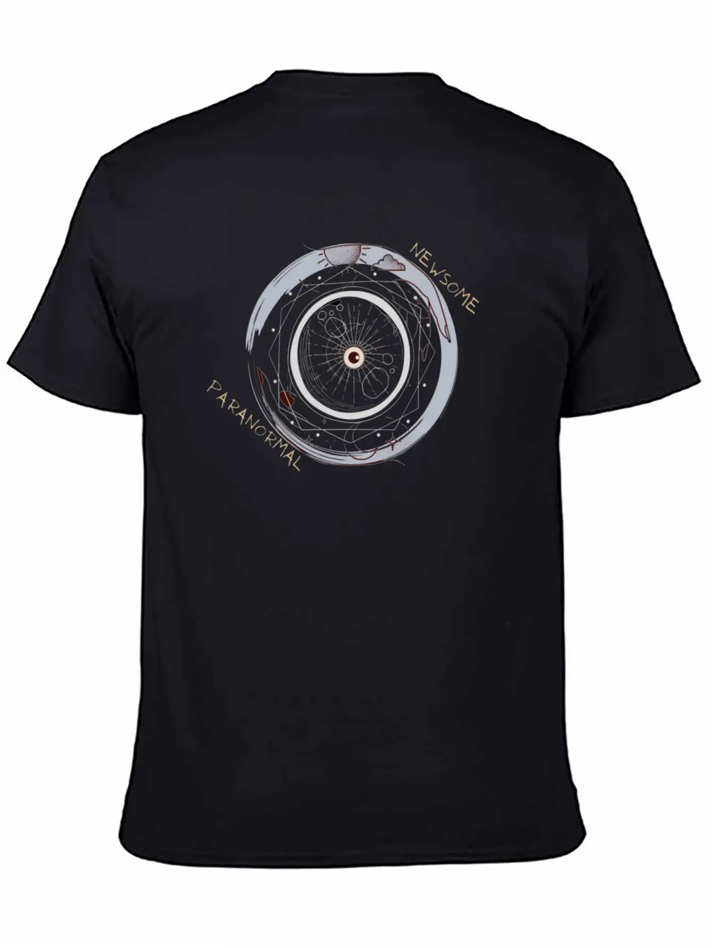 Newsome Paranormal Spirit Unisex Casual T-Shirt – Clean Design For Daily Comfort