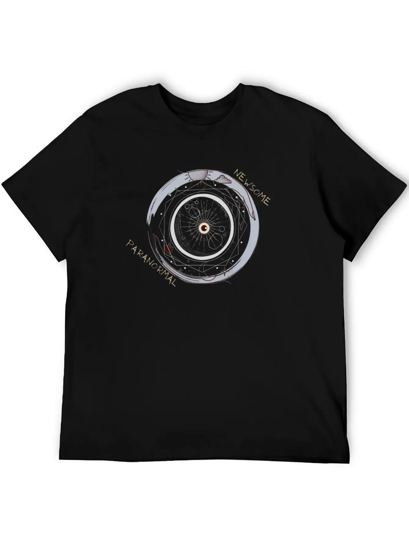 Newsome Paranormal Spirit Unisex Casual T-Shirt – Clean Design For Daily Comfort