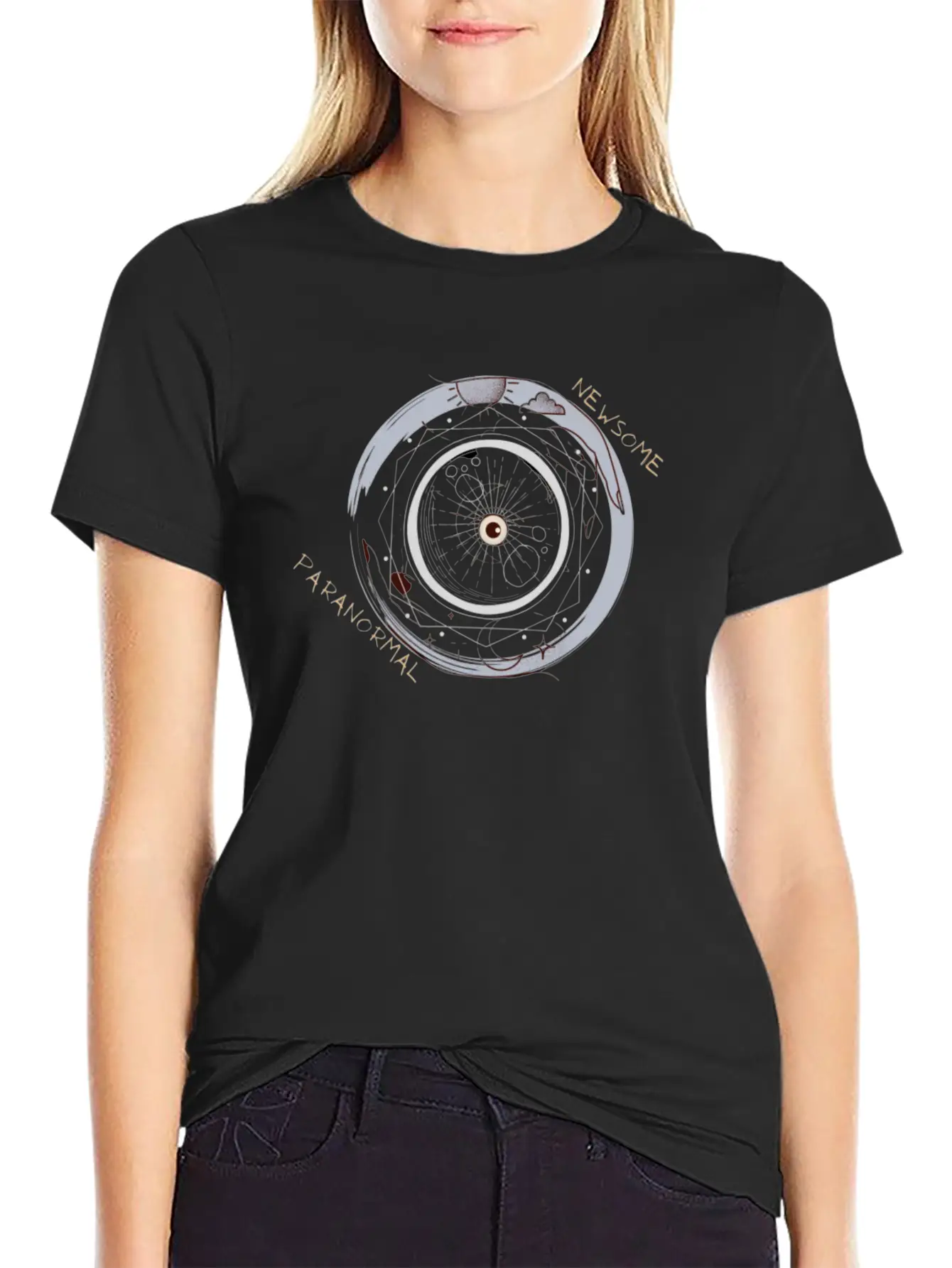 Newsome Paranormal Spirit Unisex Casual T-Shirt – Clean Design For Daily Comfort