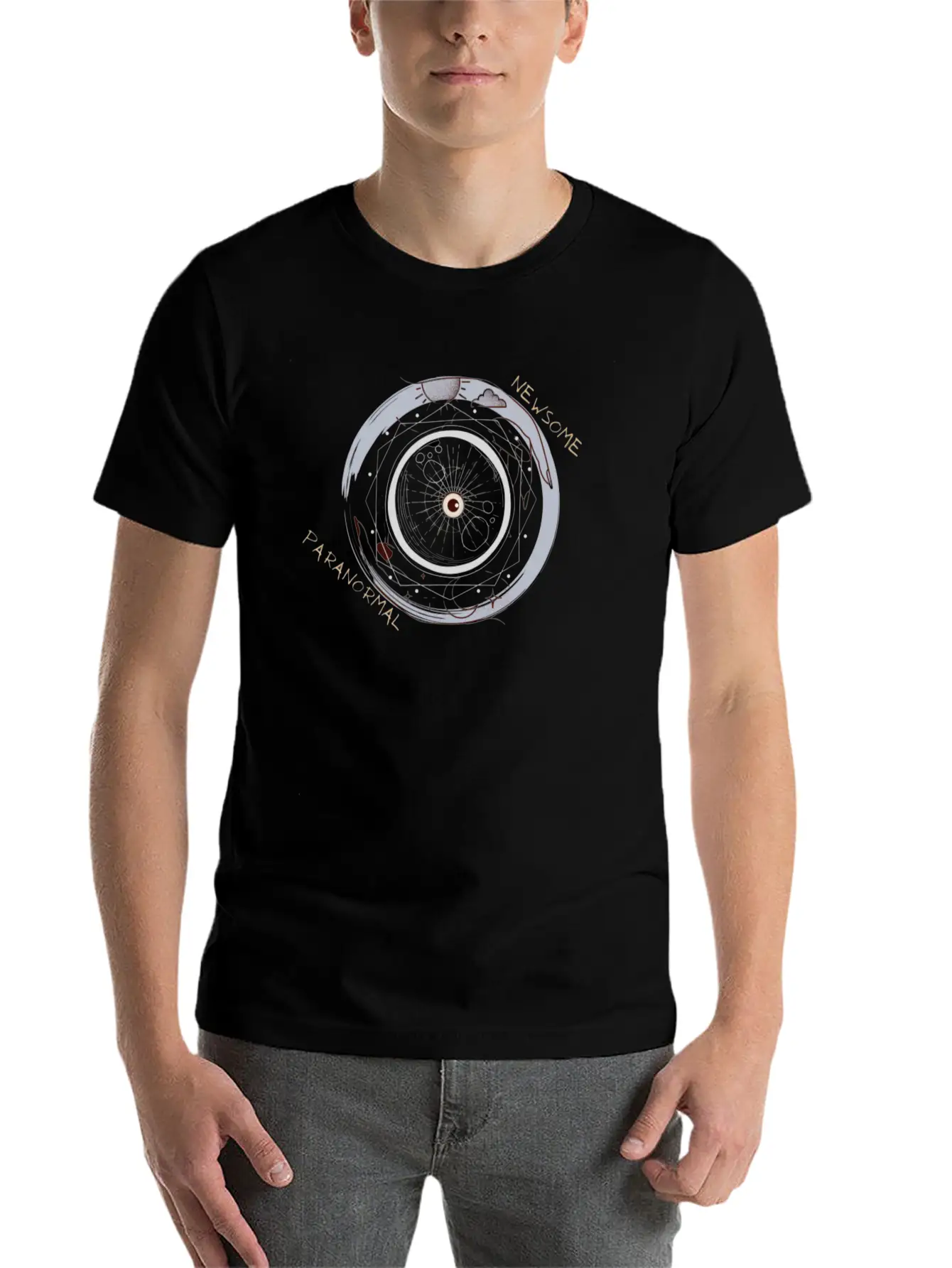 Newsome Paranormal Spirit Unisex Casual T-Shirt – Clean Design For Daily Comfort