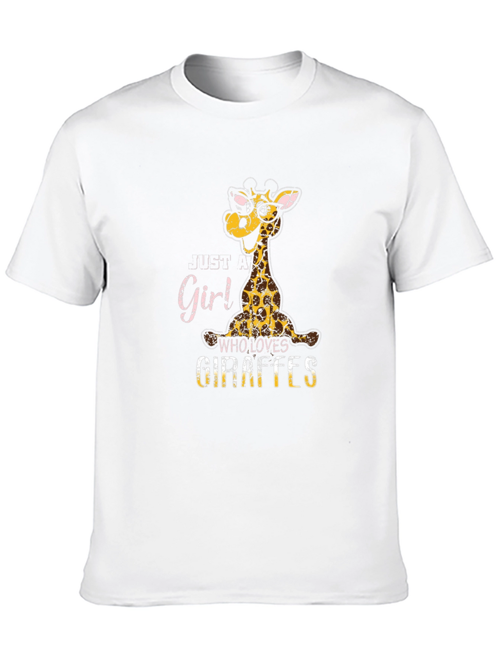 Just A Girl Who Loves Giraffes T-Shirt