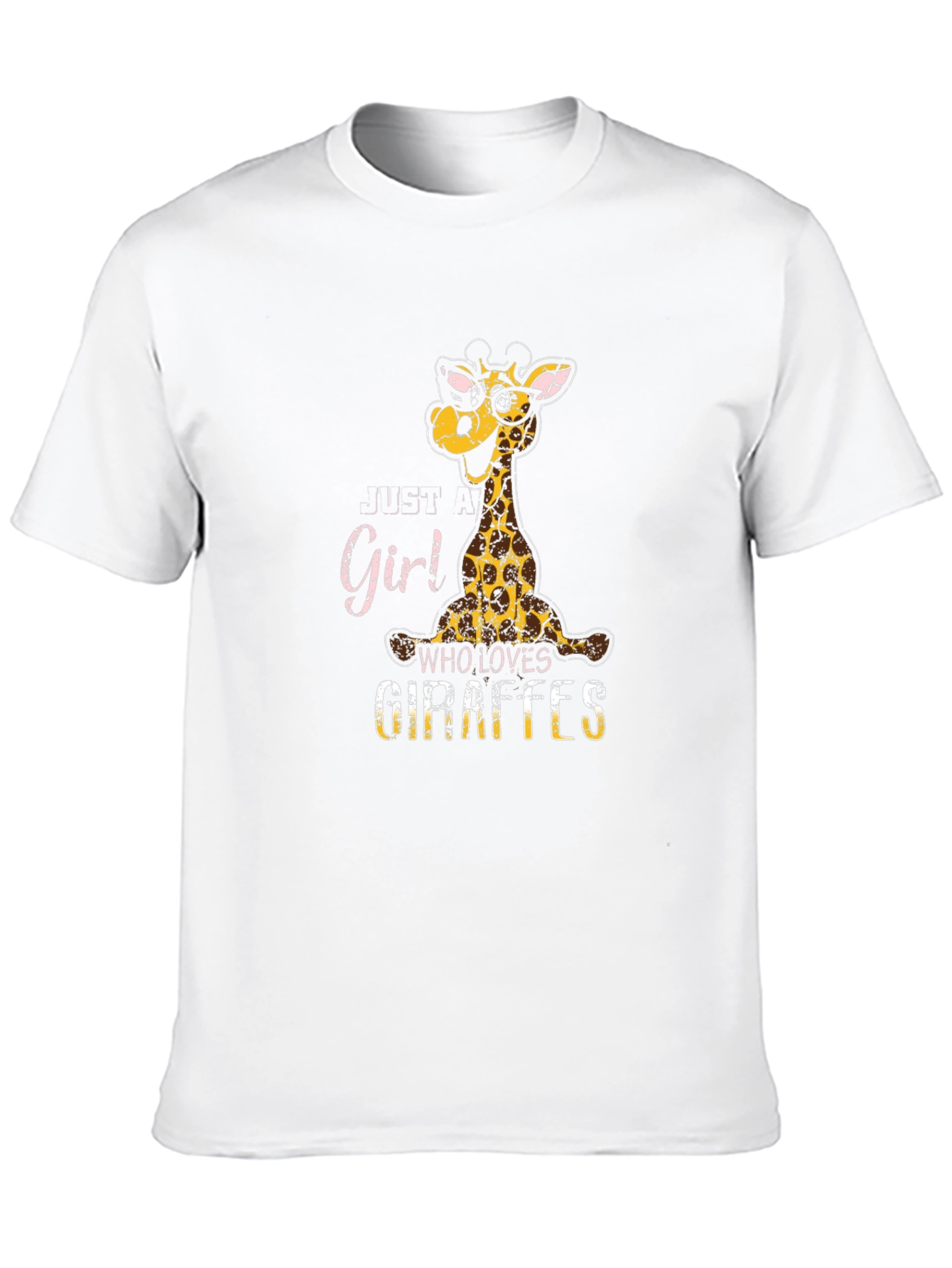 Just A Girl Who Loves Giraffes T-Shirt