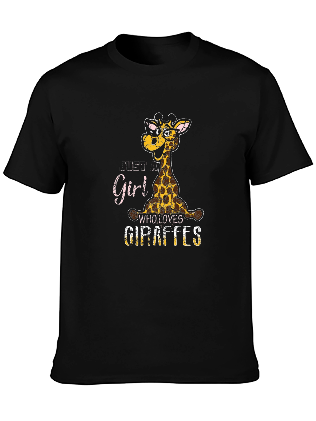 Just A Girl Who Loves Giraffes T-Shirt