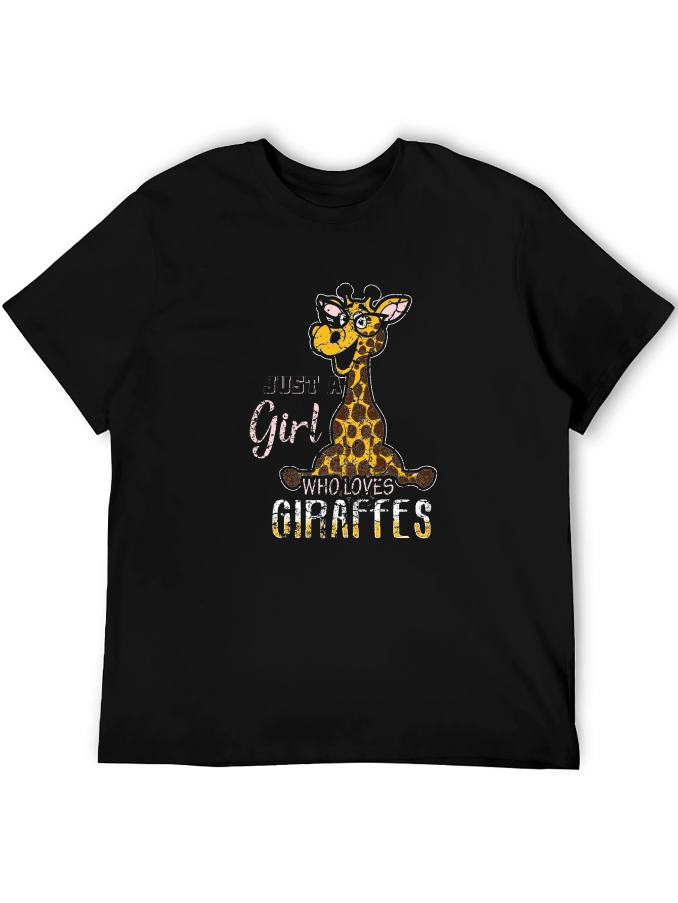 Just A Girl Who Loves Giraffes T-Shirt