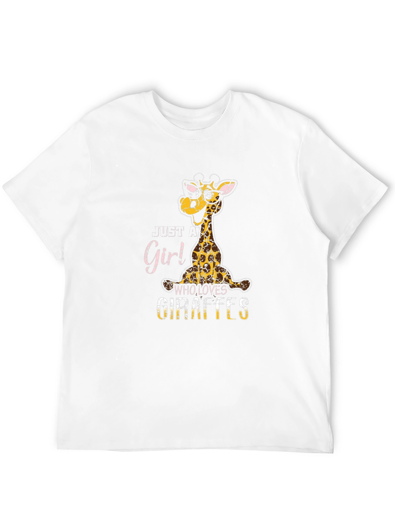 Just A Girl Who Loves Giraffes T-Shirt