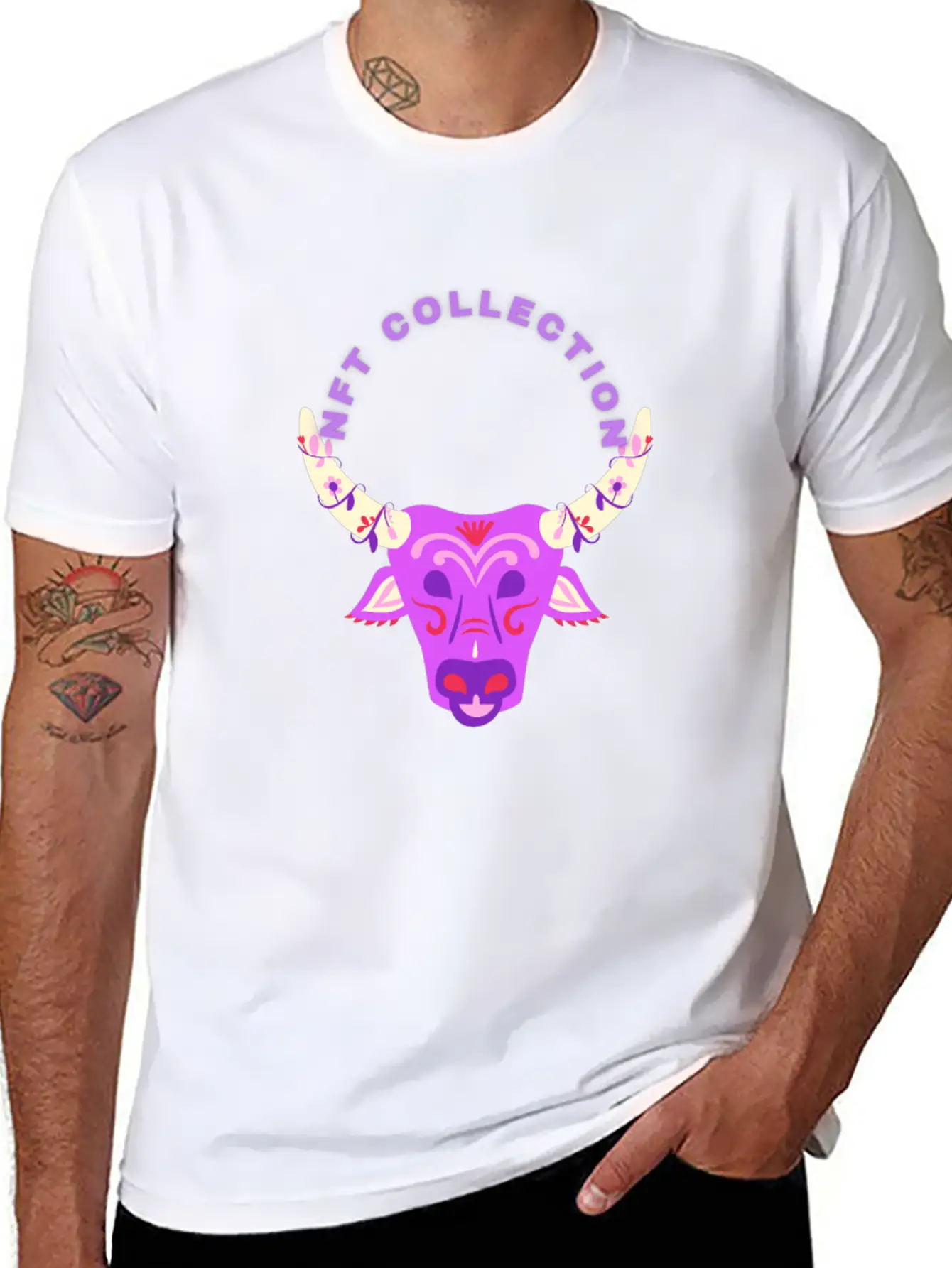 NFT COLLECTIONS Unisex Short Sleeve Soft Cotton T-Shirt – Casual Everyday Wear