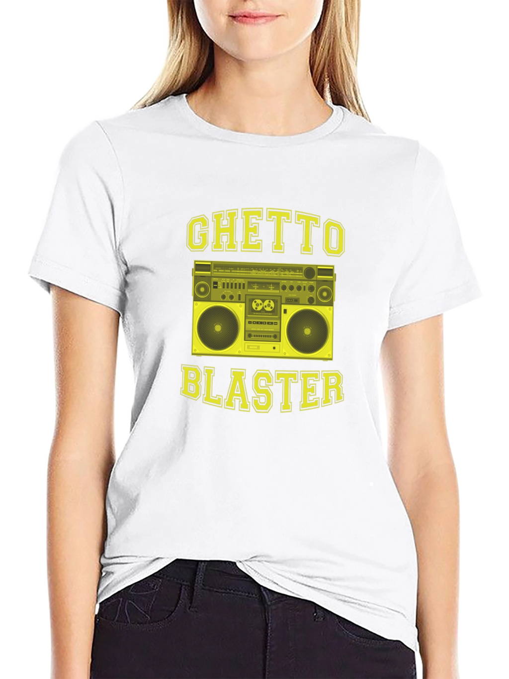 Ghetto Blaster T-Shirt - Retro Boombox Graphic Tee