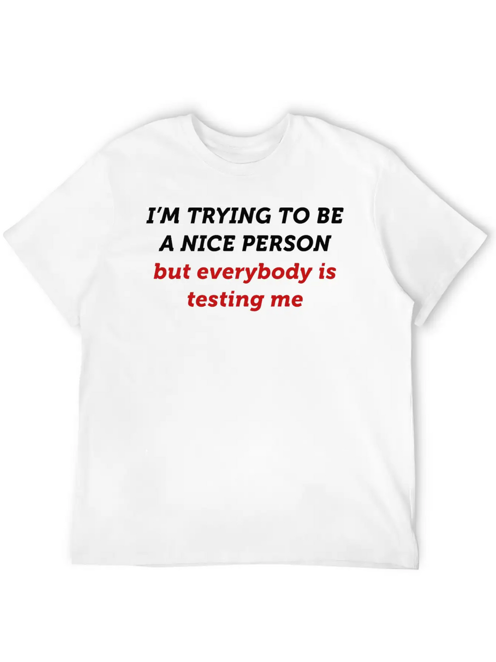 Nice Person Unisex Casual T-Shirt – Clean Design For Daily Comfort