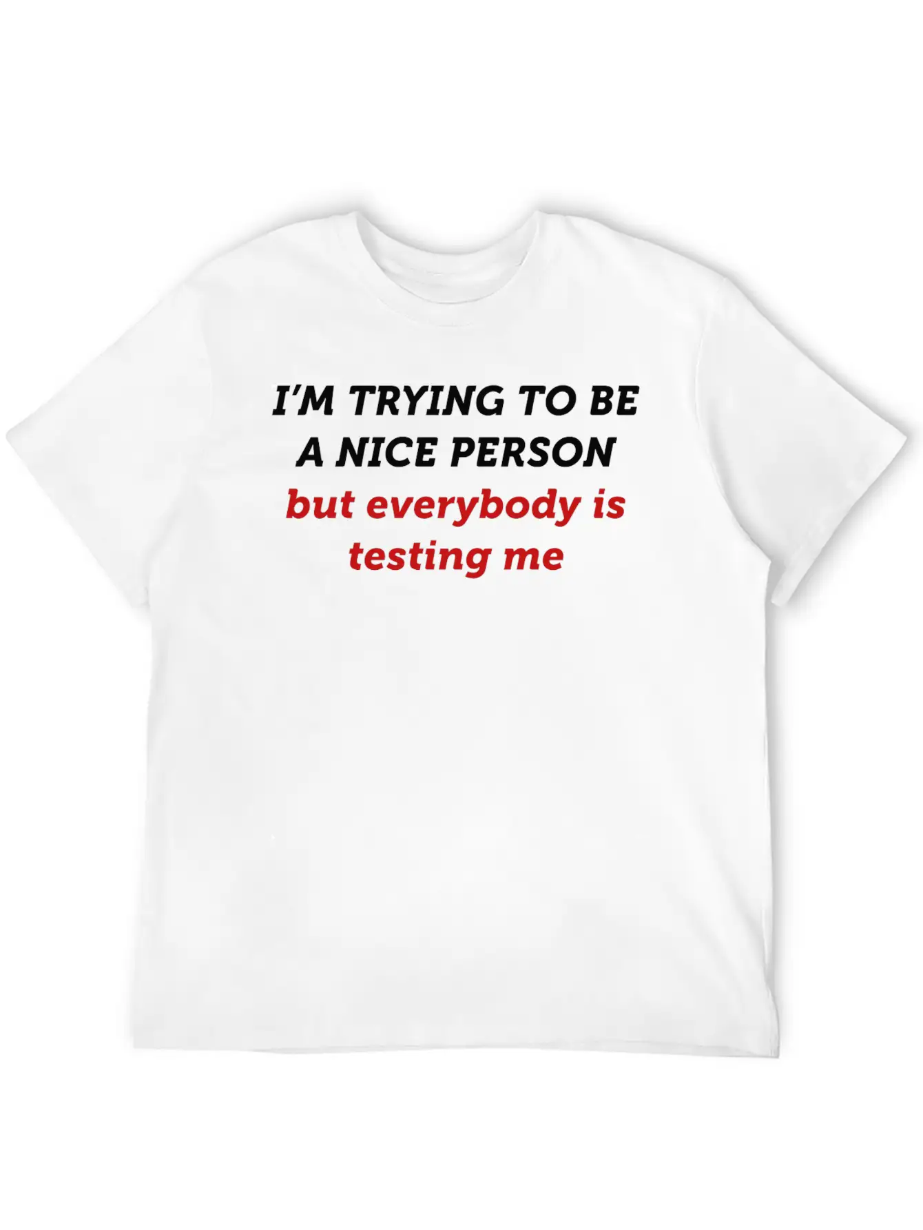 Nice Person Unisex Casual T-Shirt – Clean Design For Daily Comfort