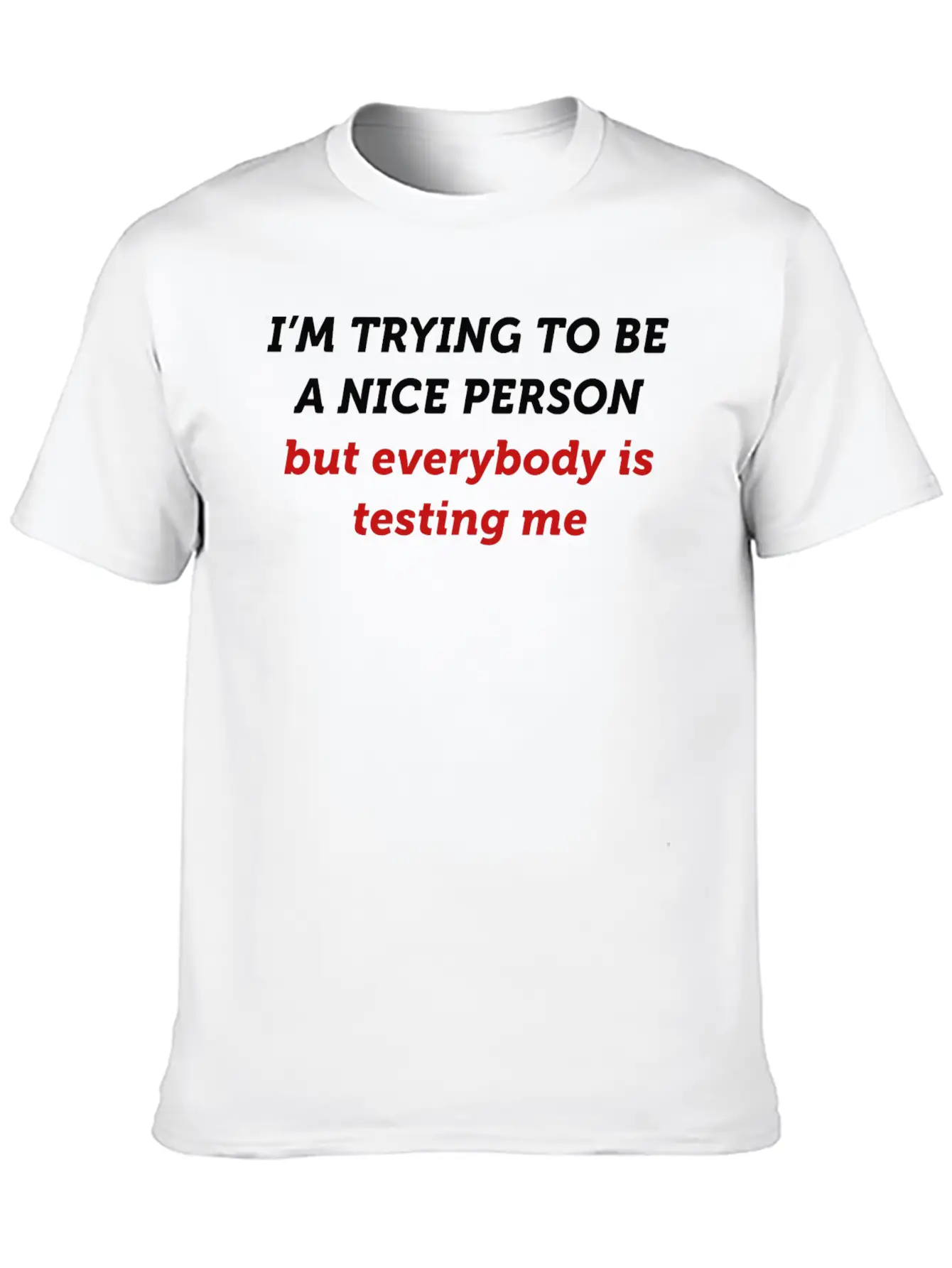 Nice Person Unisex Casual T-Shirt – Clean Design For Daily Comfort