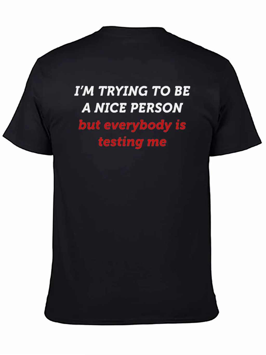 Nice Person Unisex Casual T-Shirt – Clean Design For Daily Comfort