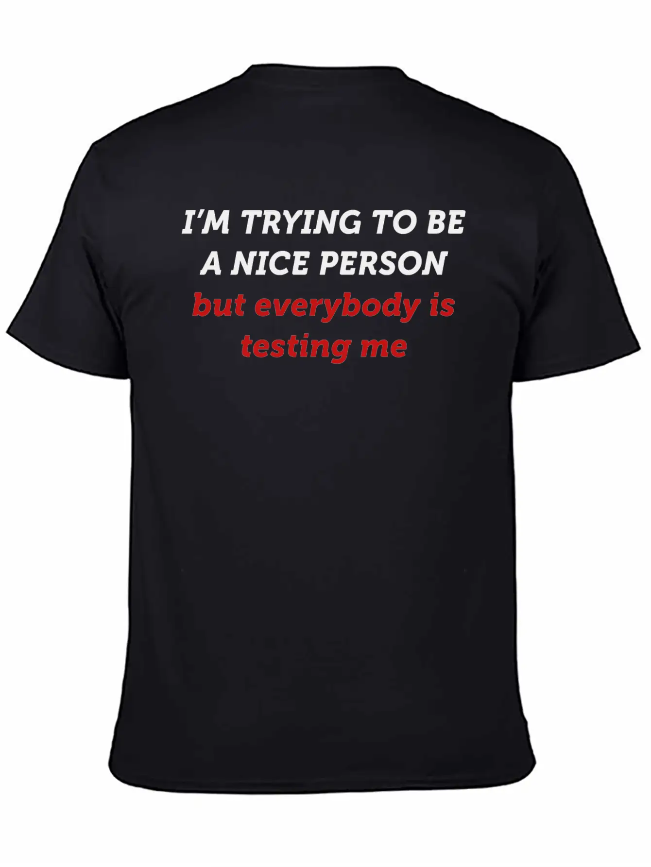 Nice Person Unisex Casual T-Shirt – Clean Design For Daily Comfort