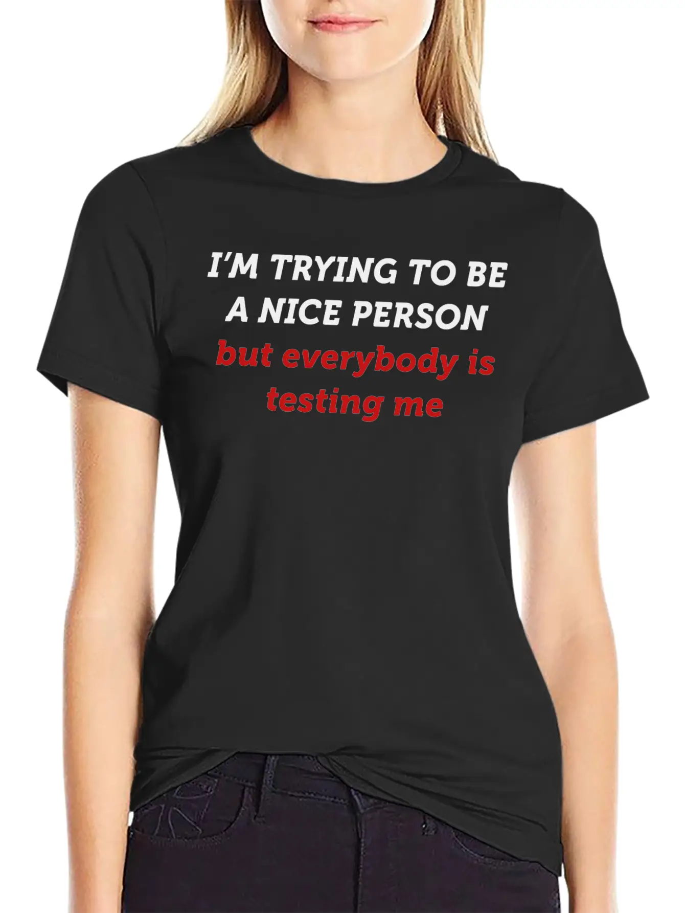Nice Person Unisex Casual T-Shirt – Clean Design For Daily Comfort