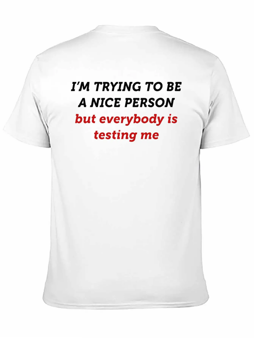 Nice Person Unisex Casual T-Shirt – Clean Design For Daily Comfort