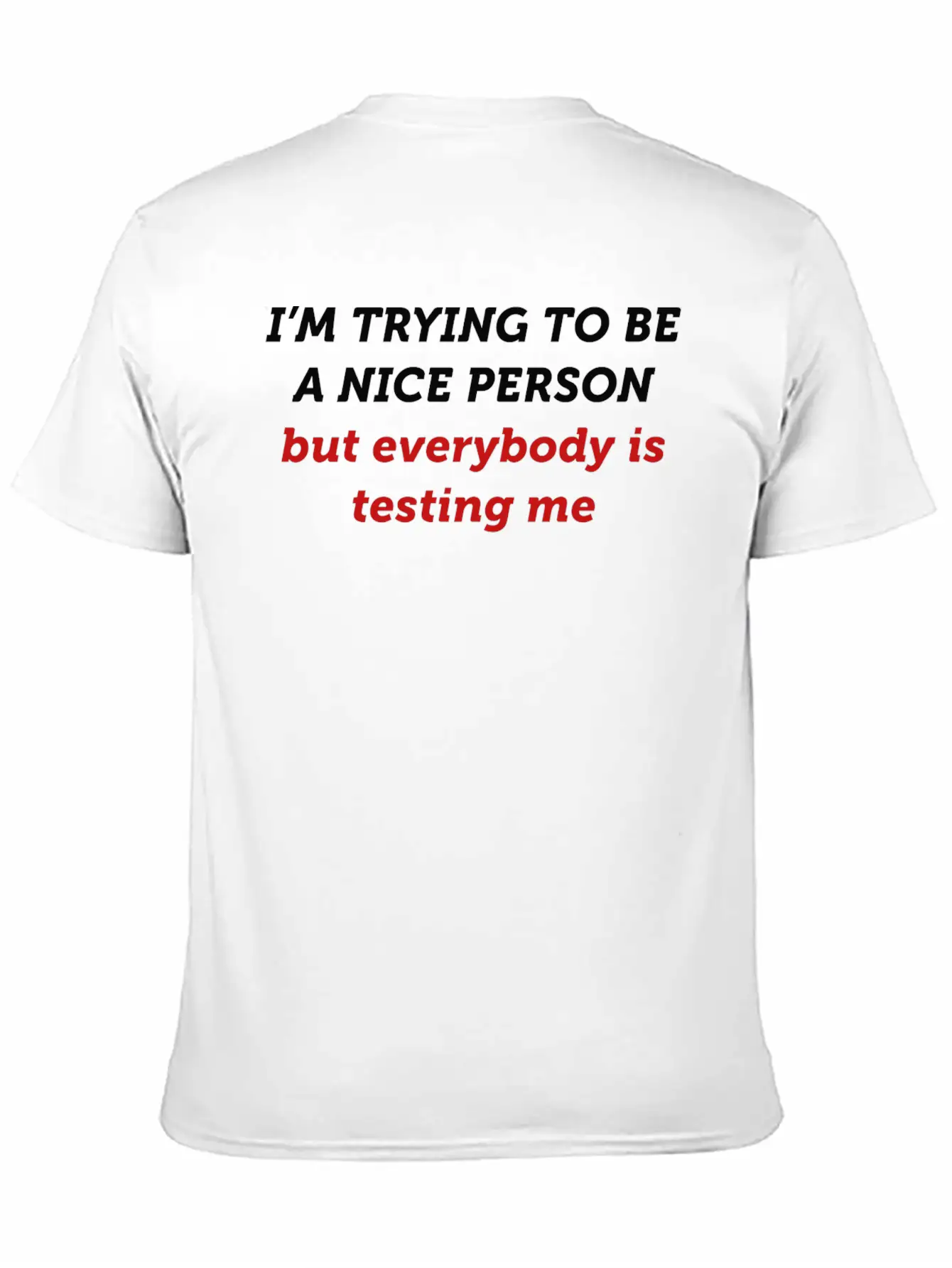 Nice Person Unisex Casual T-Shirt – Clean Design For Daily Comfort