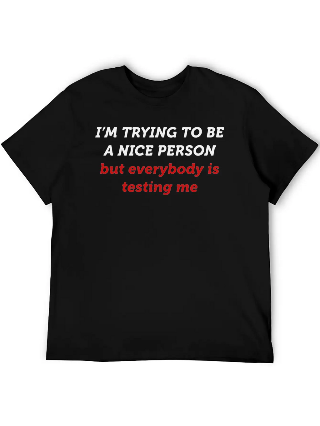 Nice Person Unisex Casual T-Shirt – Clean Design For Daily Comfort
