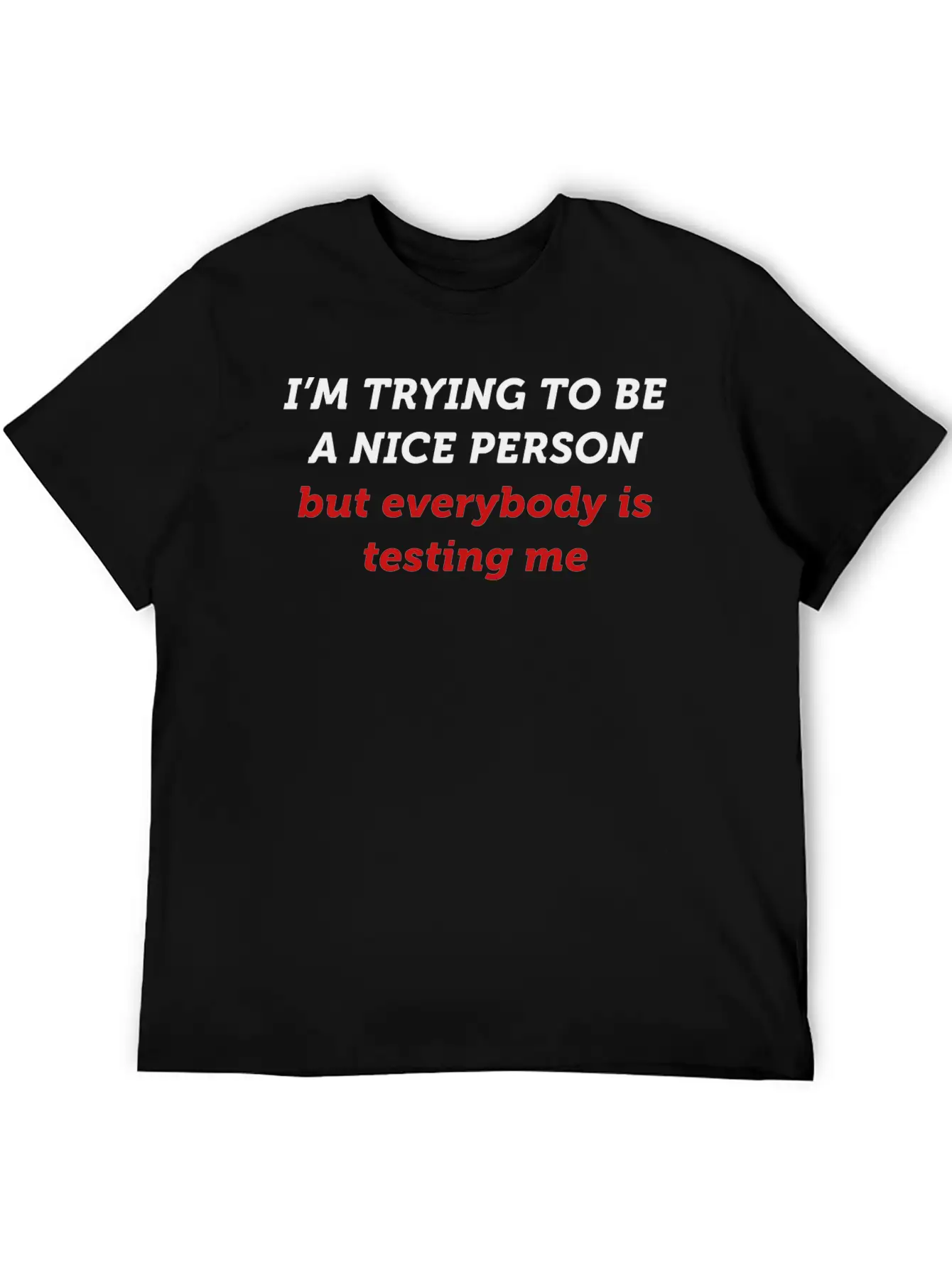 Nice Person Unisex Casual T-Shirt – Clean Design For Daily Comfort
