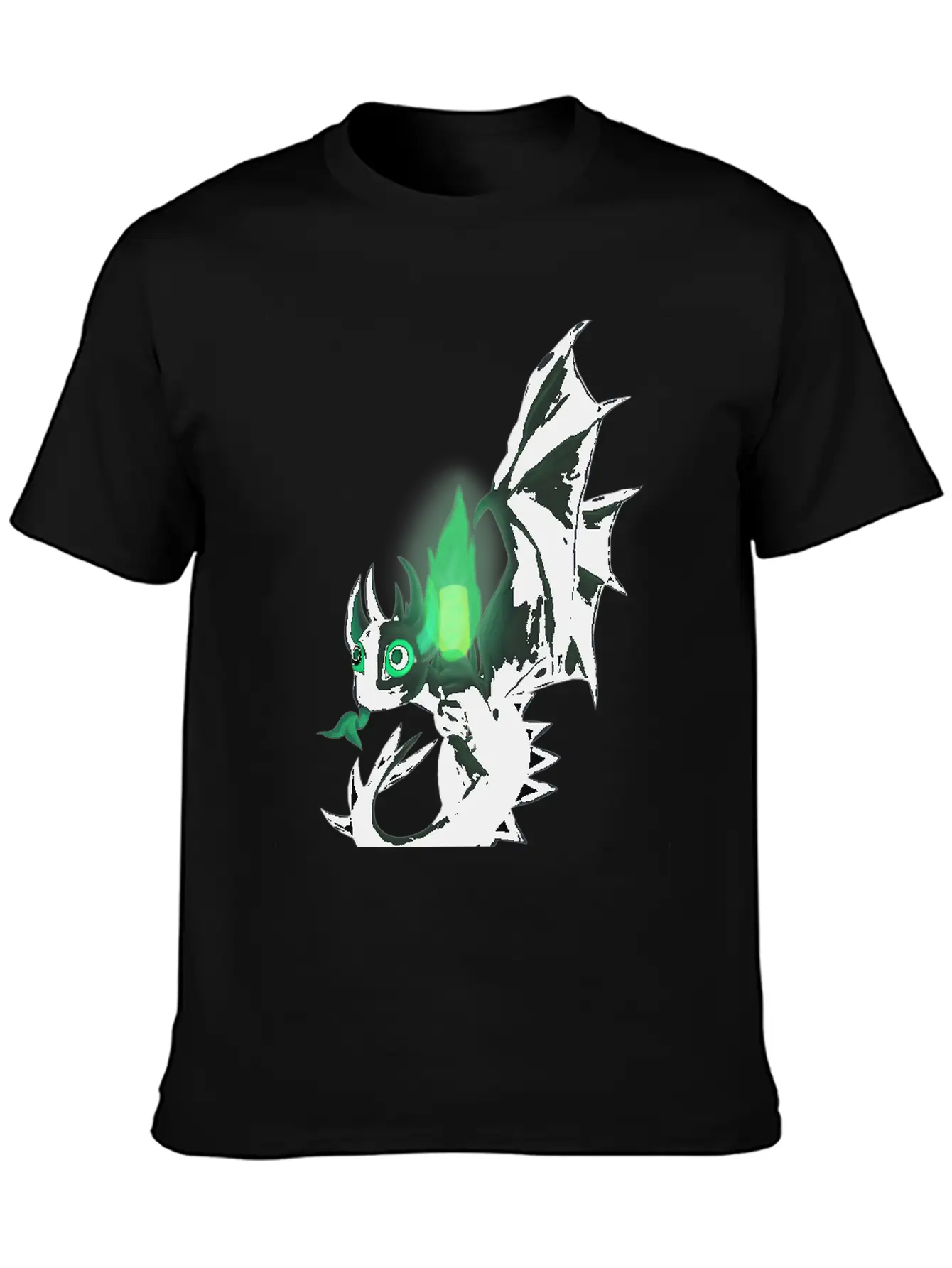 Night Dragon Unisex Casual T-Shirt – Clean Design For Daily Comfort