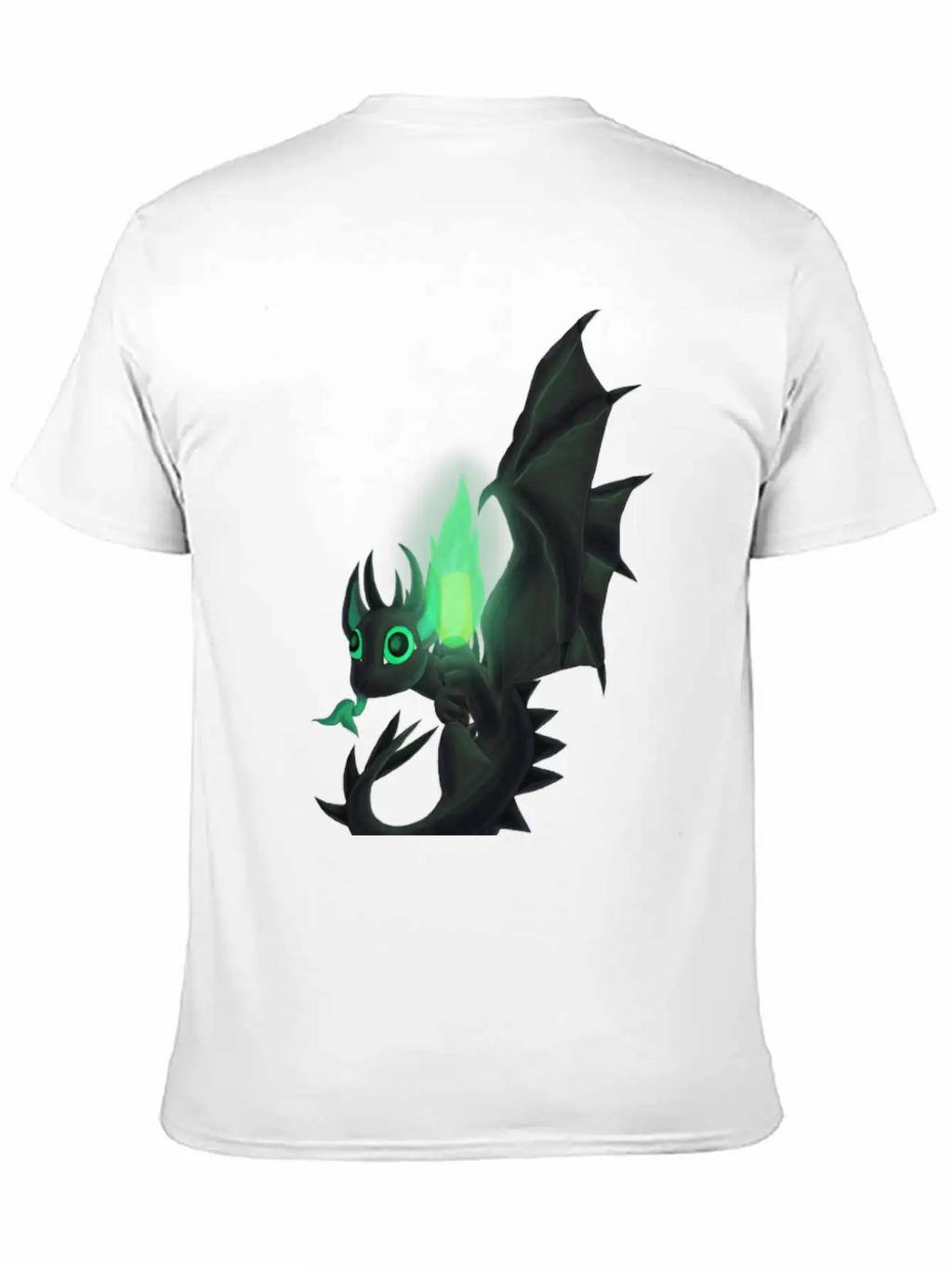 Night Dragon Unisex Casual T-Shirt – Clean Design For Daily Comfort