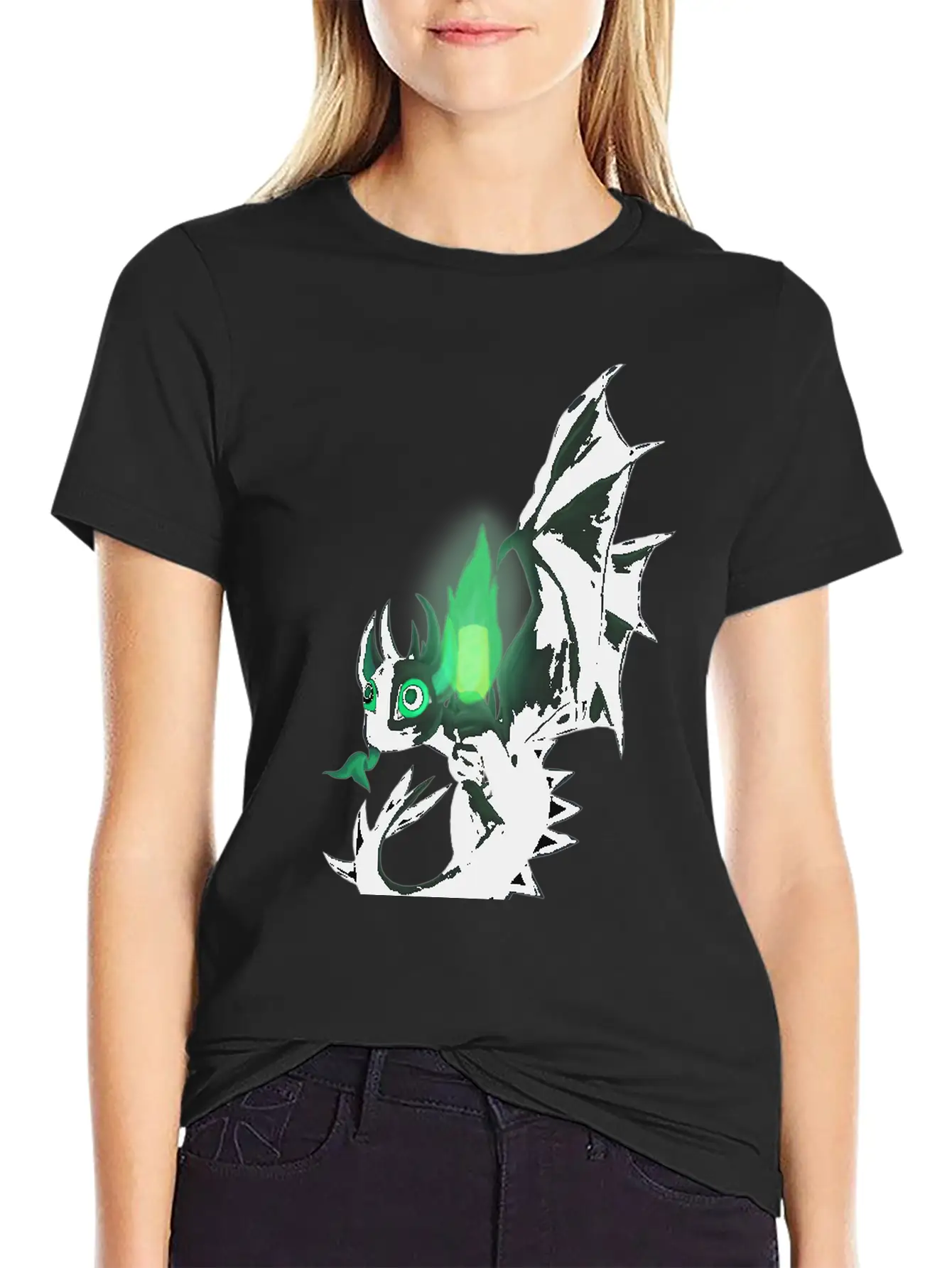 Night Dragon Unisex Casual T-Shirt – Clean Design For Daily Comfort