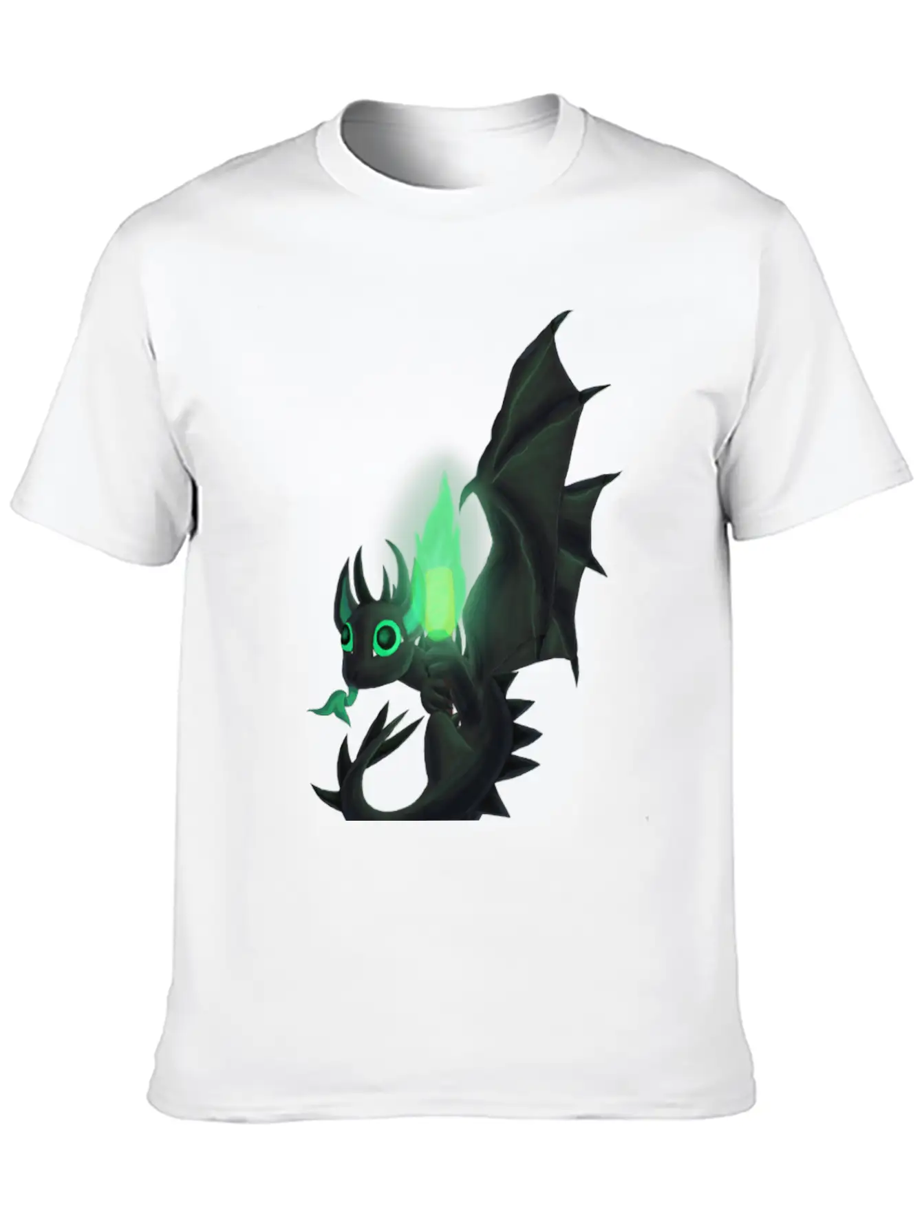Night Dragon Unisex Casual T-Shirt – Clean Design For Daily Comfort