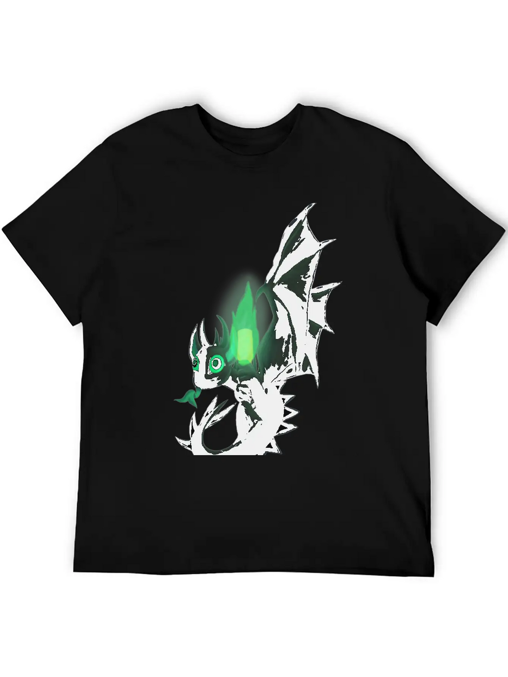 Night Dragon Unisex Casual T-Shirt – Clean Design For Daily Comfort