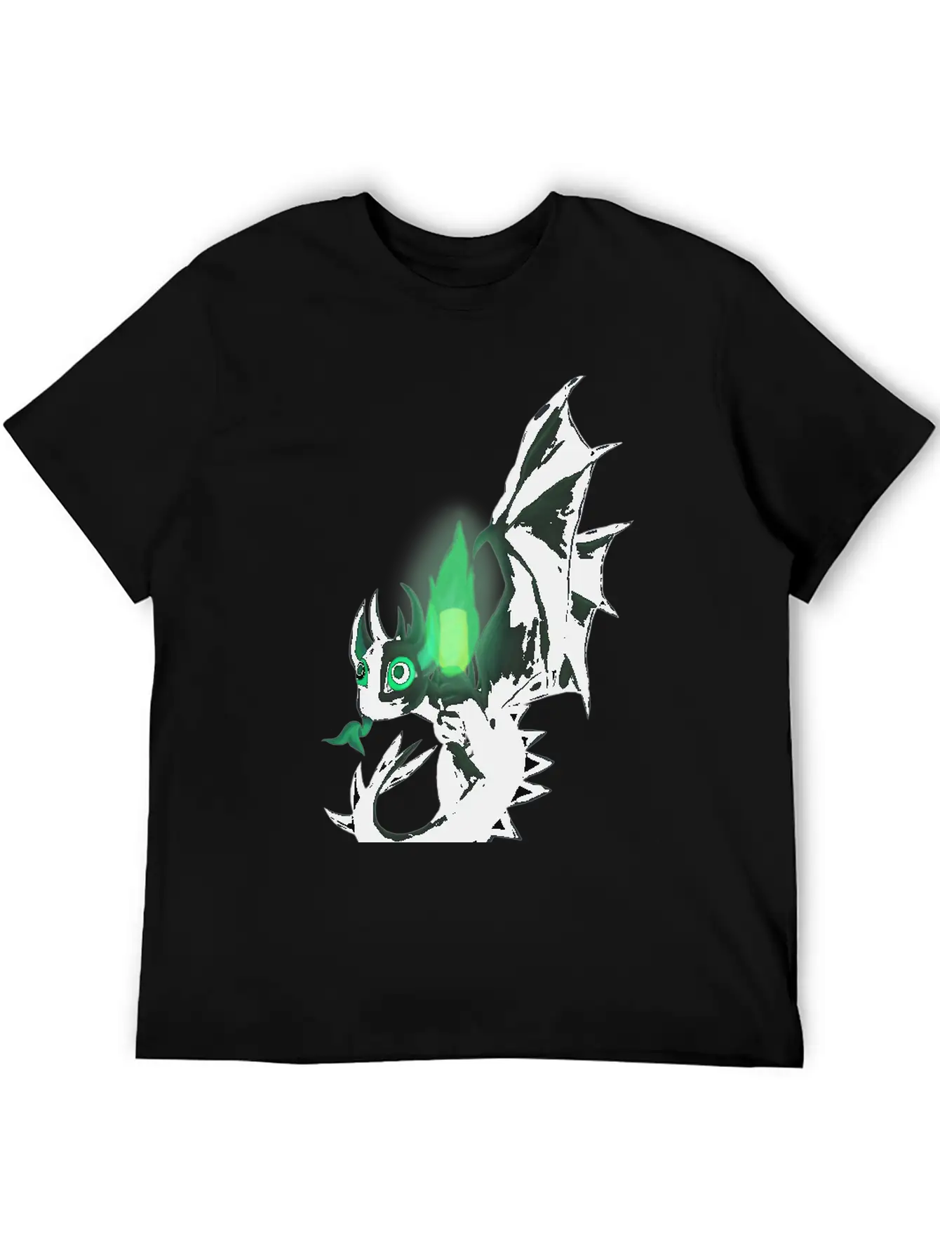 Night Dragon Unisex Casual T-Shirt – Clean Design For Daily Comfort