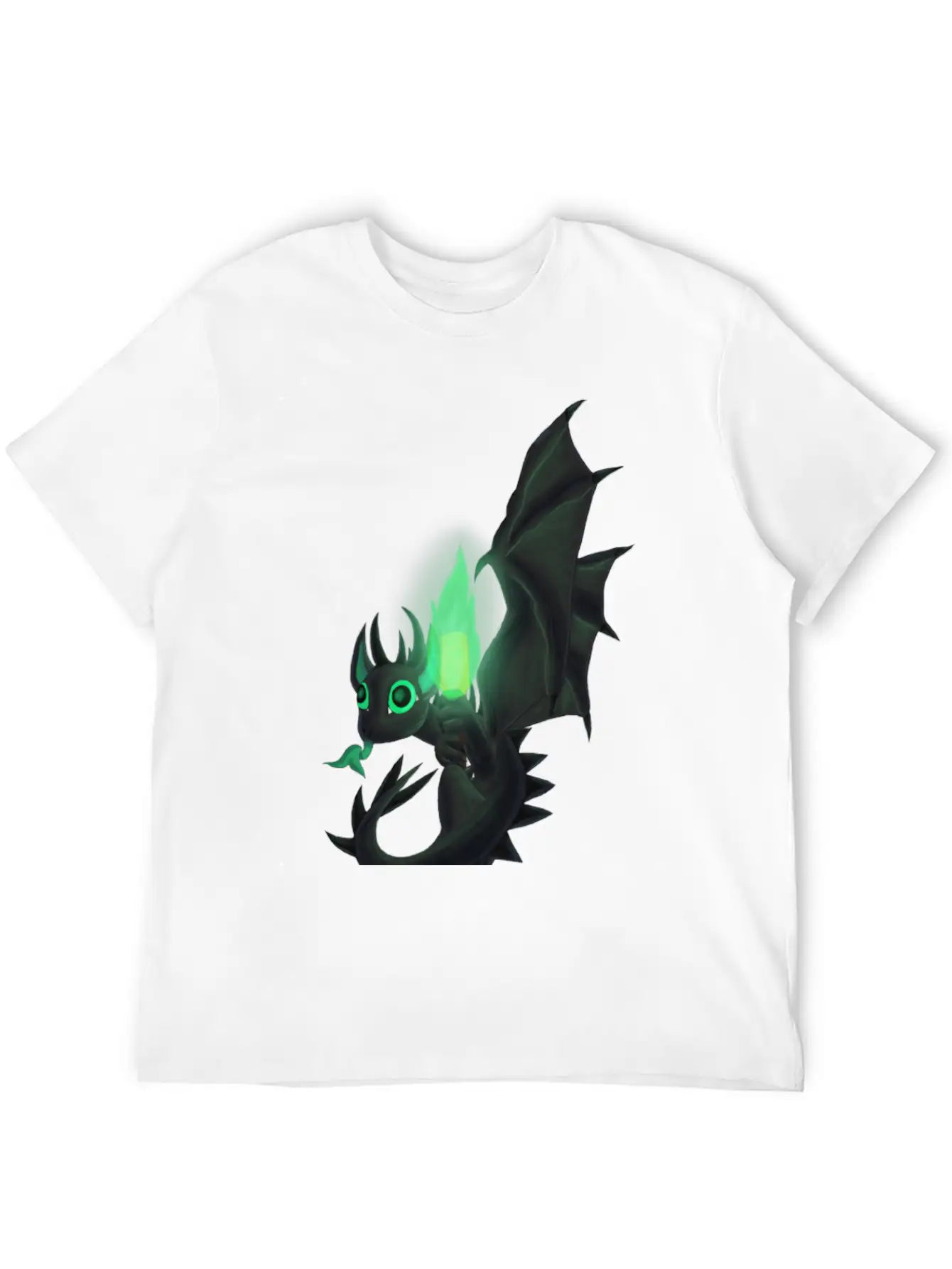 Night Dragon Unisex Casual T-Shirt – Clean Design For Daily Comfort