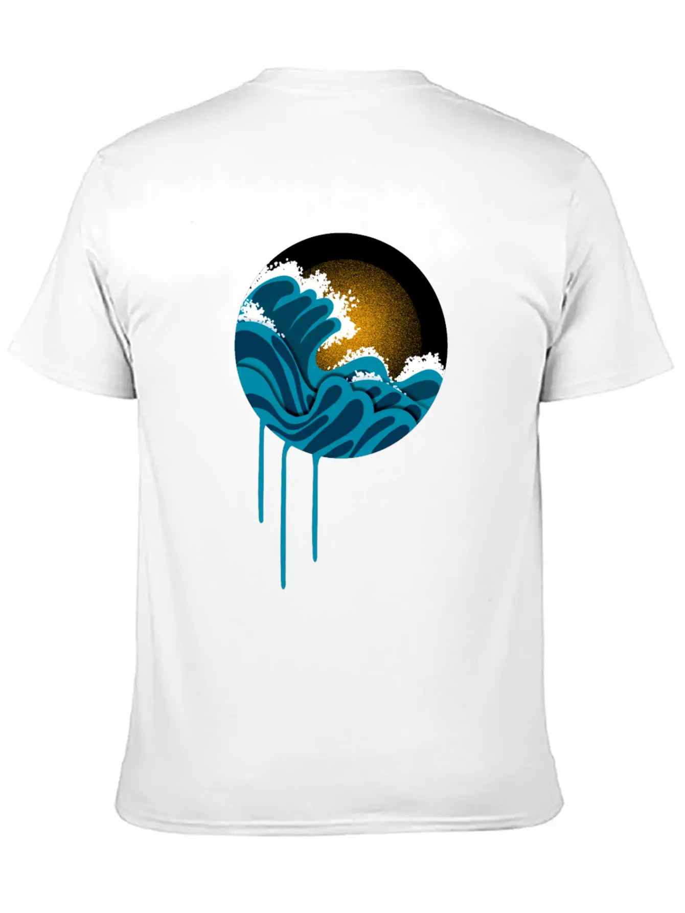 Night In The Ocean Unisex Casual T-Shirt – Clean Design For Daily Comfort