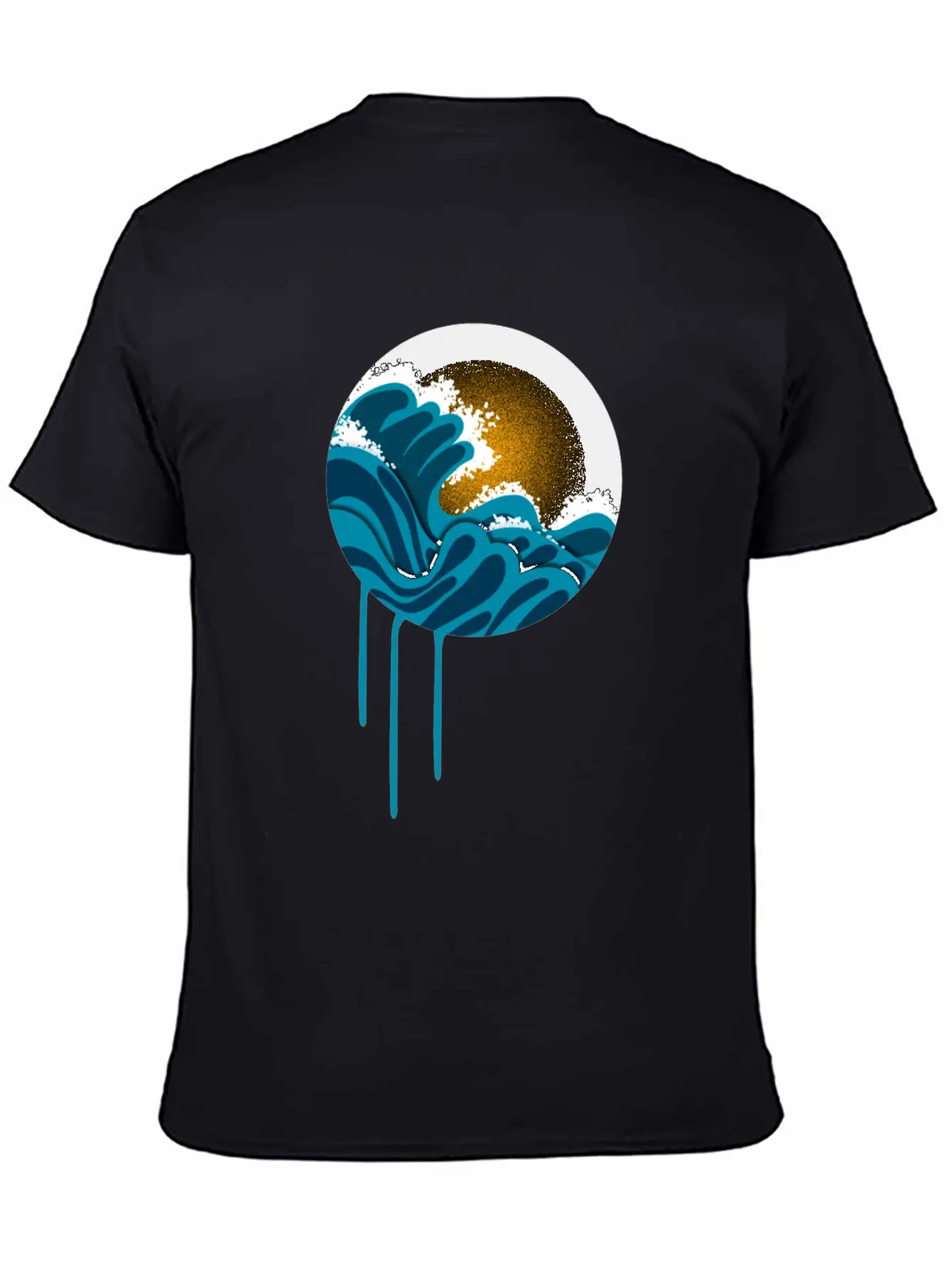 Night In The Ocean Unisex Casual T-Shirt – Clean Design For Daily Comfort
