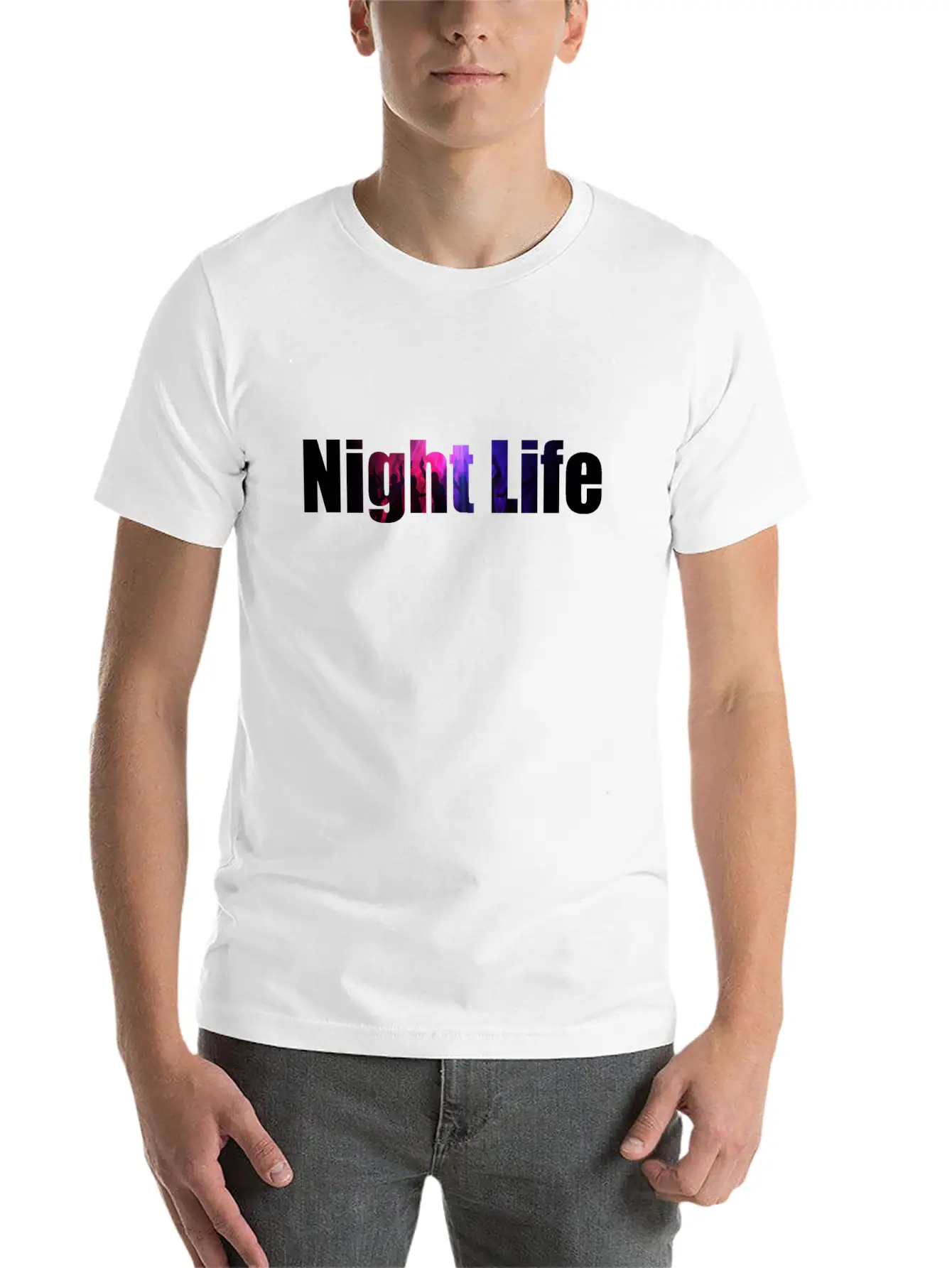 Night Life Casual Graphic T-Shirt – Simple And Comfortable Daily Wear