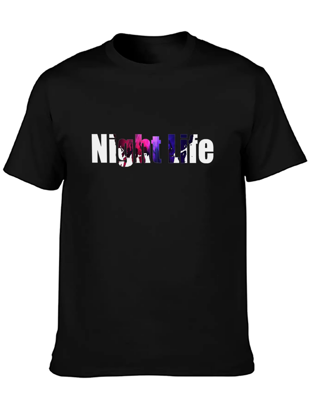 Night Life Casual Graphic T-Shirt – Simple And Comfortable Daily Wear