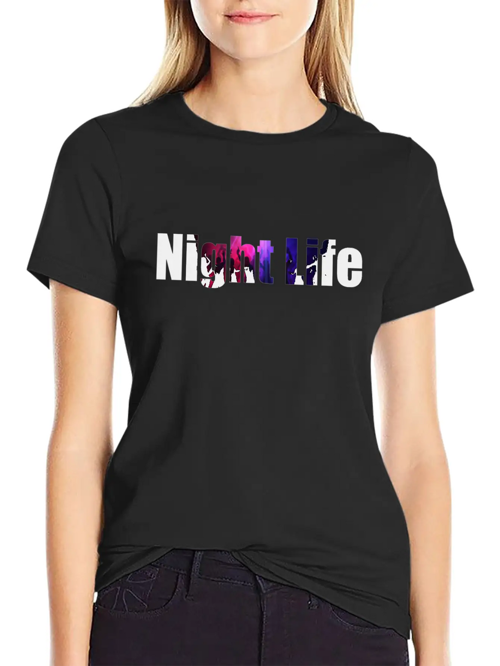Night Life Casual Graphic T-Shirt – Simple And Comfortable Daily Wear
