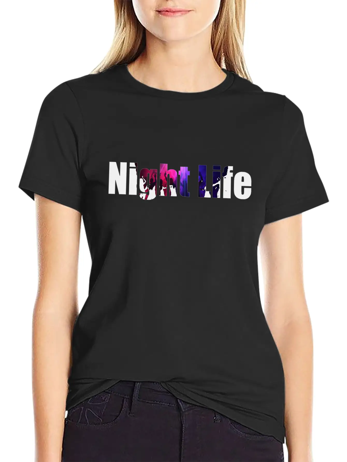 Night Life Casual Graphic T-Shirt – Simple And Comfortable Daily Wear