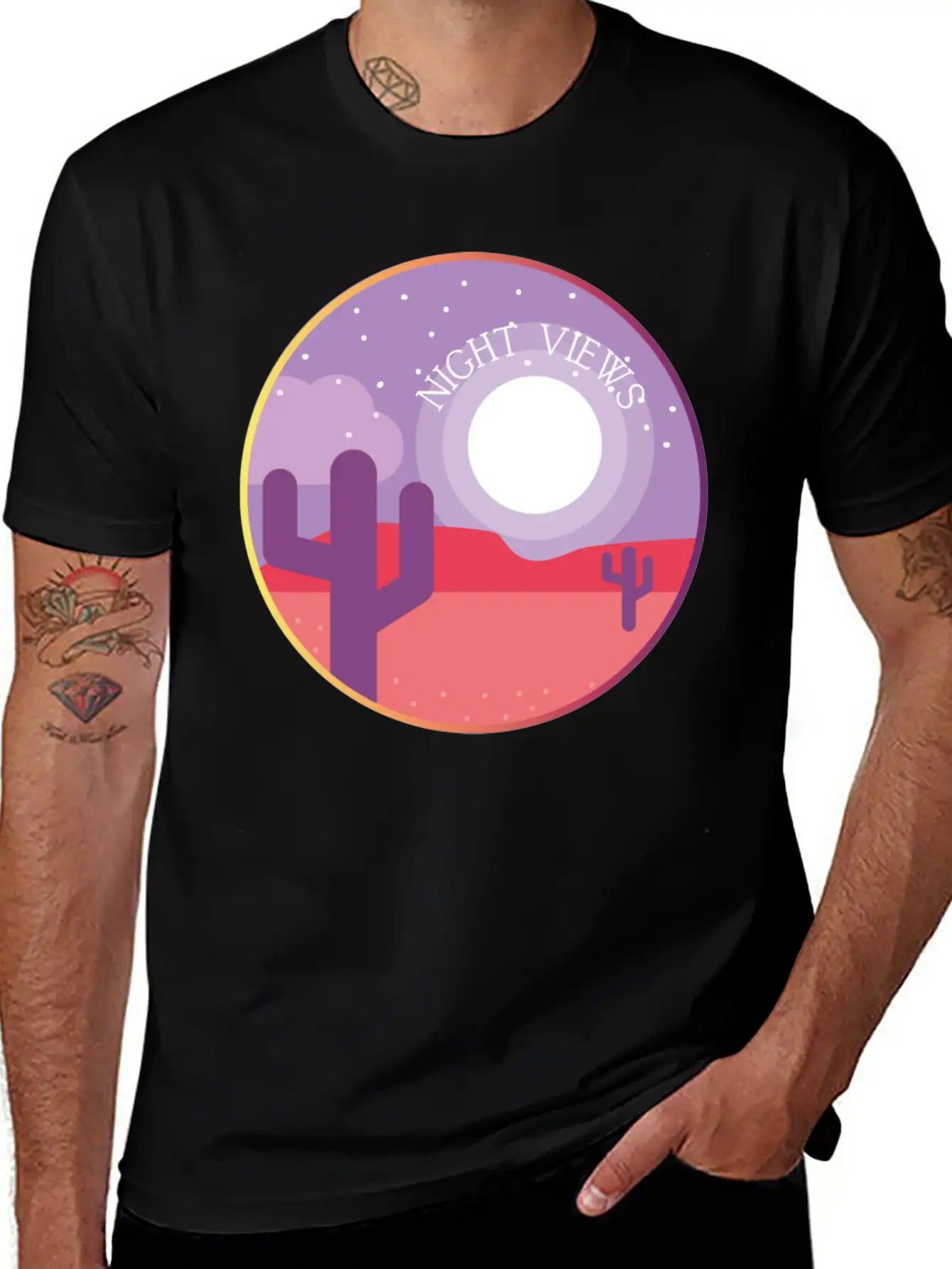 Night Views Unisex Casual T-Shirt – Clean Design For Daily Comfort