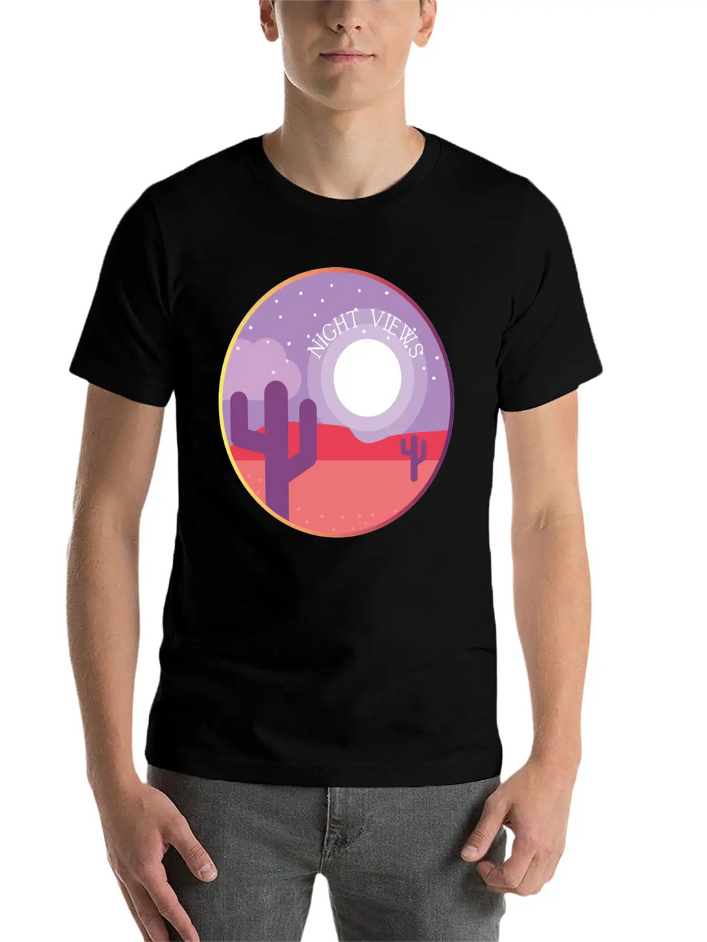 Night Views Unisex Casual T-Shirt – Clean Design For Daily Comfort
