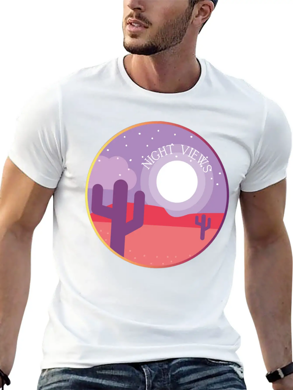 Night Views Unisex Casual T-Shirt – Clean Design For Daily Comfort