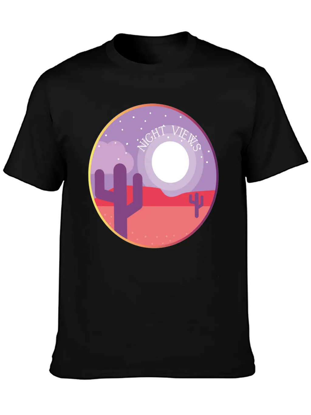Night Views Unisex Casual T-Shirt – Clean Design For Daily Comfort