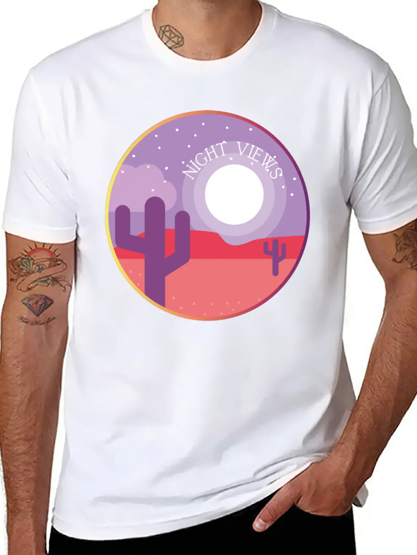 Night Views Unisex Casual T-Shirt – Clean Design For Daily Comfort