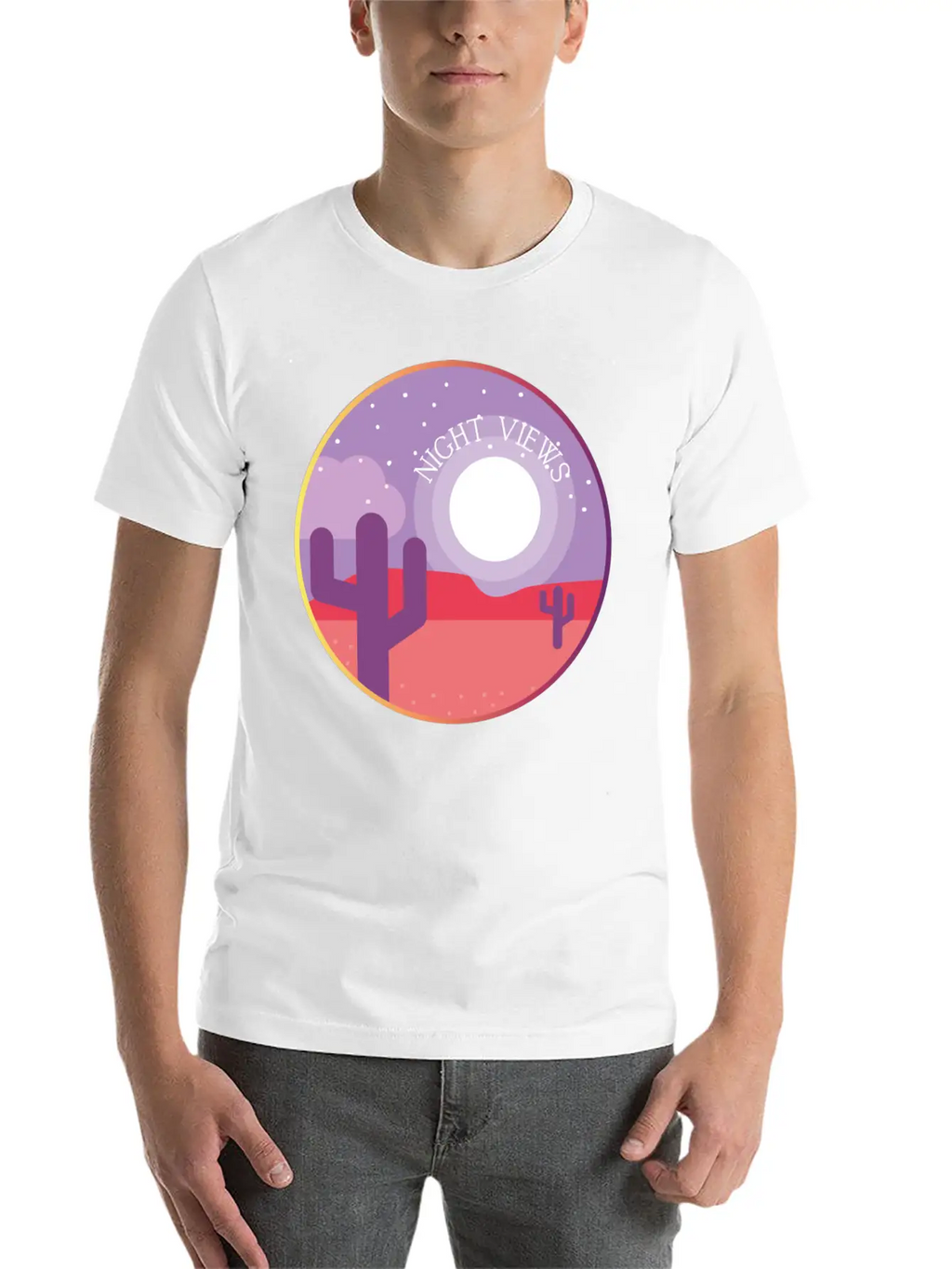 Night Views Unisex Casual T-Shirt – Clean Design For Daily Comfort