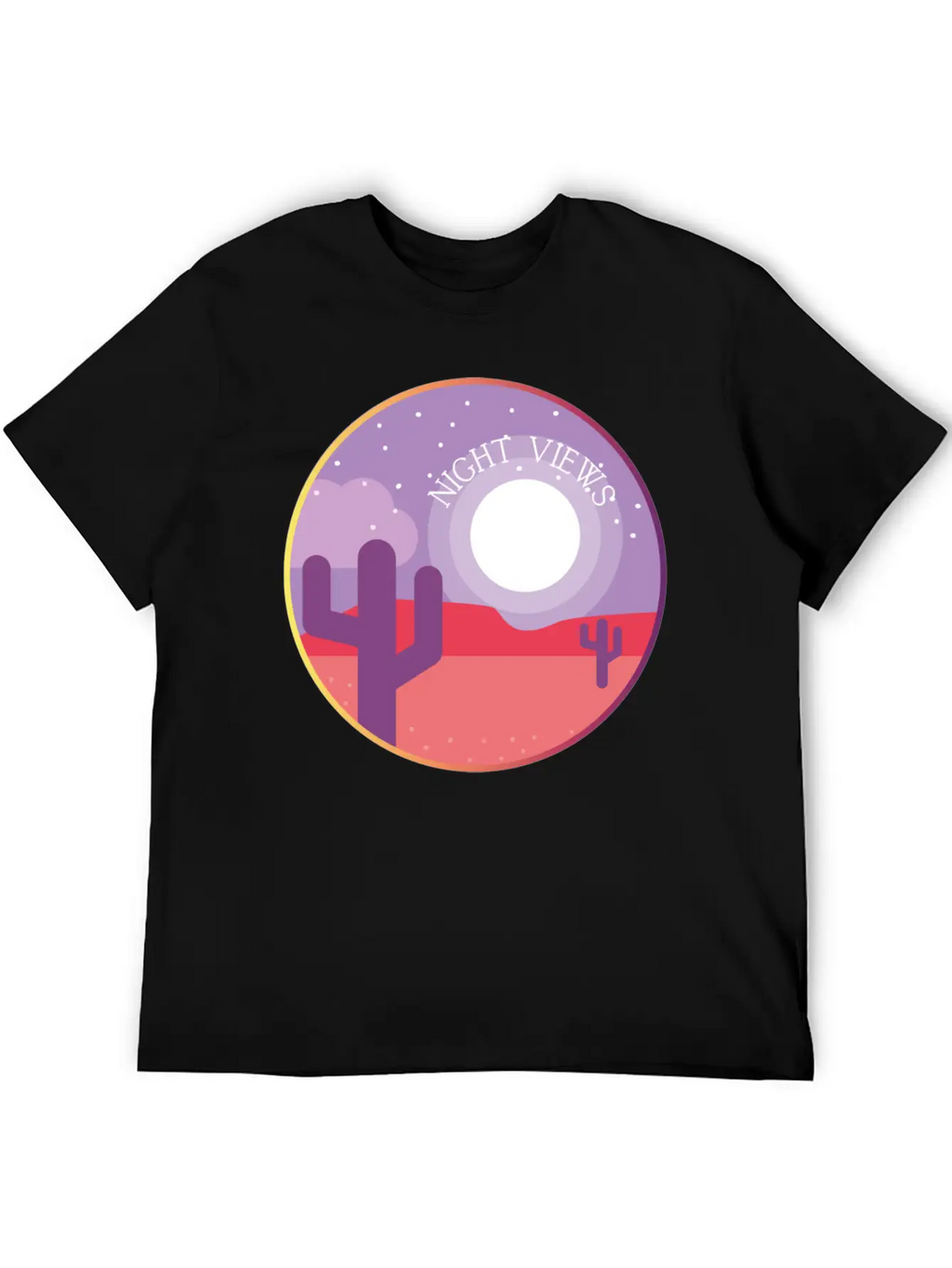 Night Views Unisex Casual T-Shirt – Clean Design For Daily Comfort