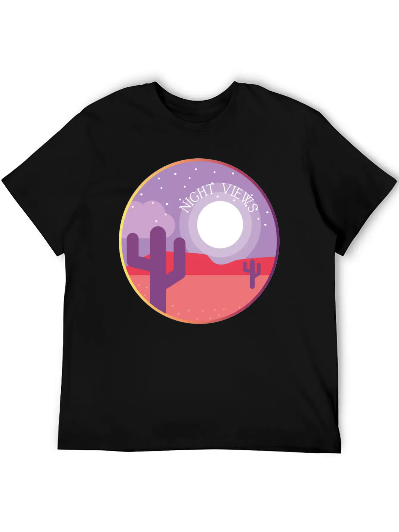 Night Views Unisex Casual T-Shirt – Clean Design For Daily Comfort
